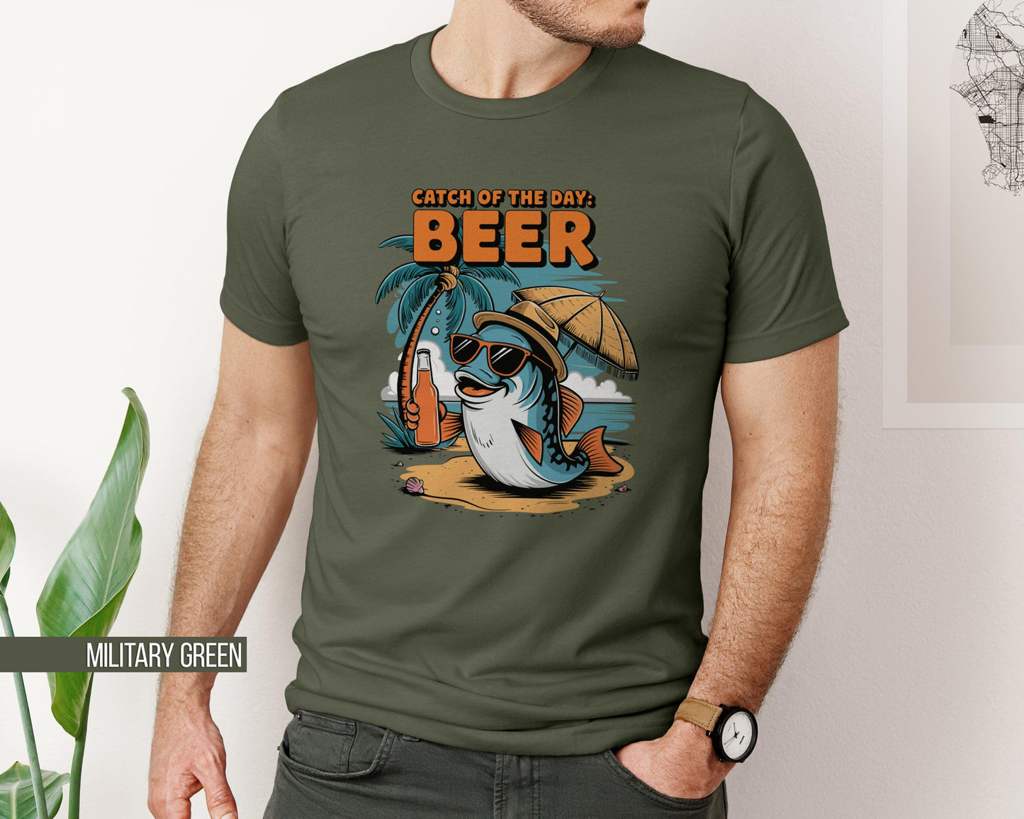 Fishing Shirt Fishing Lover Shirt Beer Shirt Dad Gifts Dad Shirt Unhinged Shirts Silly Shirt Fish Shirt Funny Shirt Beer Lover Gift Graphic Tee – Fan Favorite · High-Quality Print
