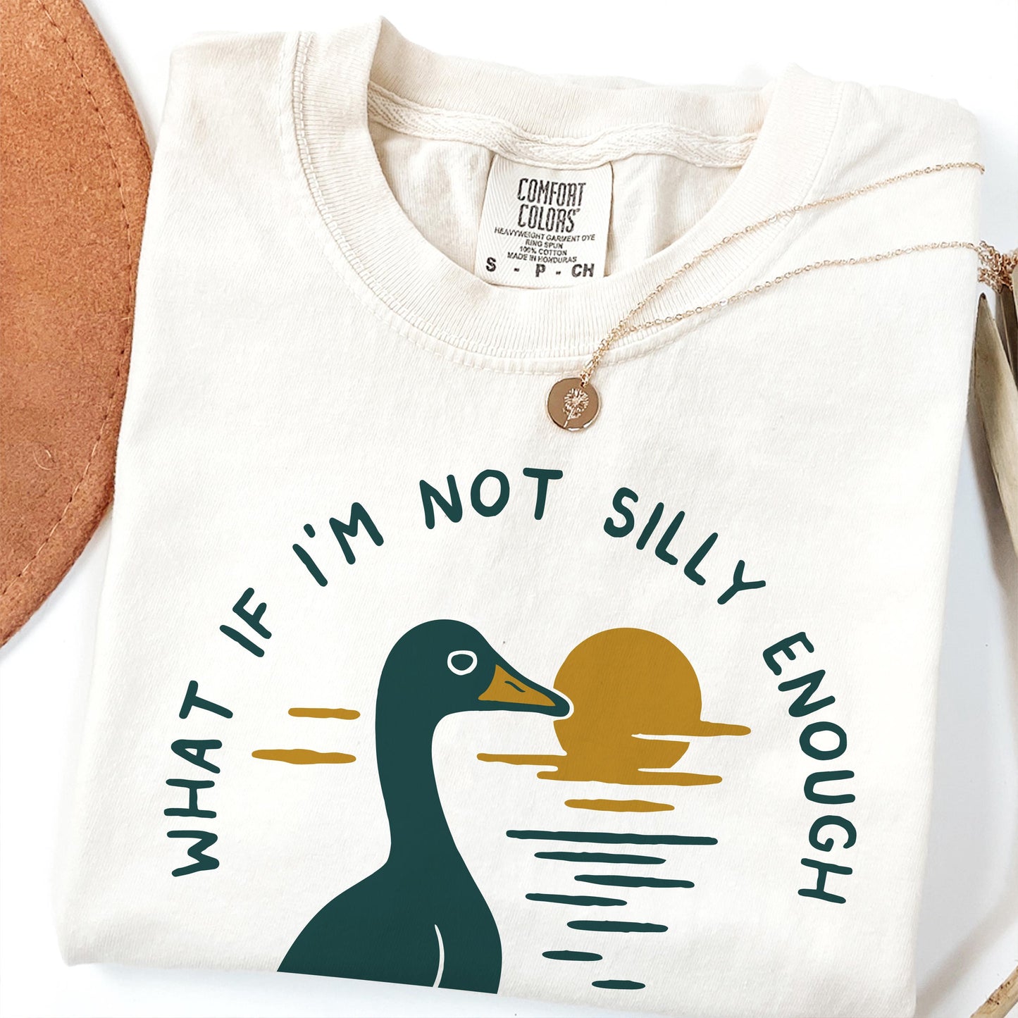 Funny Goose T Shirt Unisex Tee Sarcastic Animal Lover Gift Humorous Graphic Top Unique Sunset Design Graphic Tee – Aesthetic Look · Trending Graphic Apparel