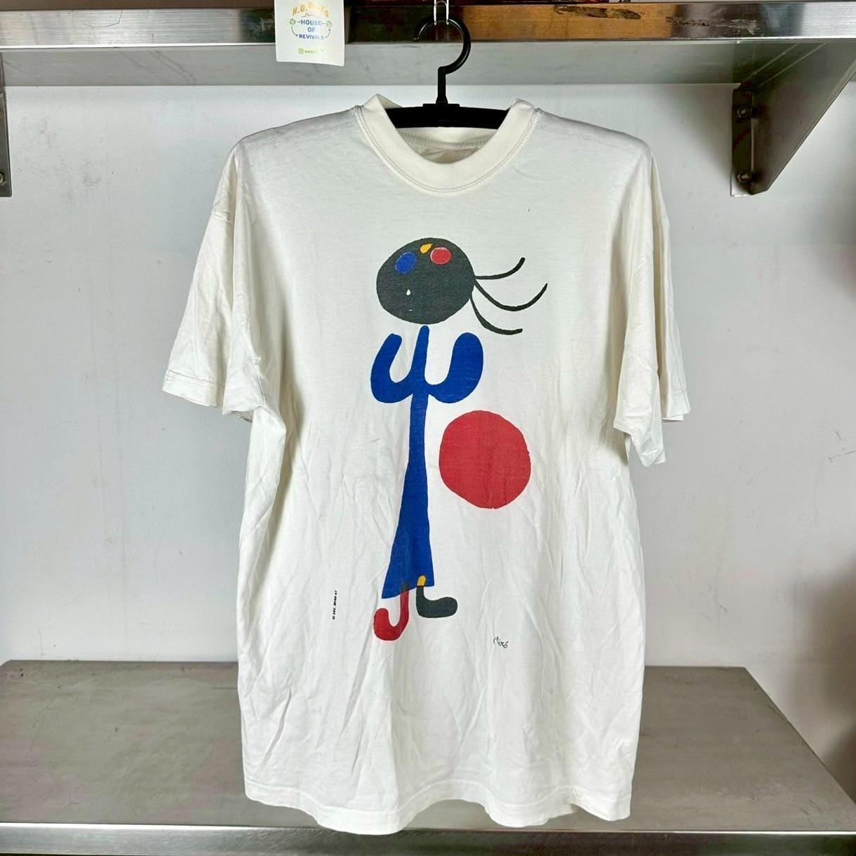 Vintage 1997 Joan Miro Abstract Painting Artwork XL T shirt Vintage Art Tshirts Vintage Art Tees Abstract Art Vintage Joan Miro Tshirt Graphic Tee – Warm & Stylish · Trending Graphic Apparel