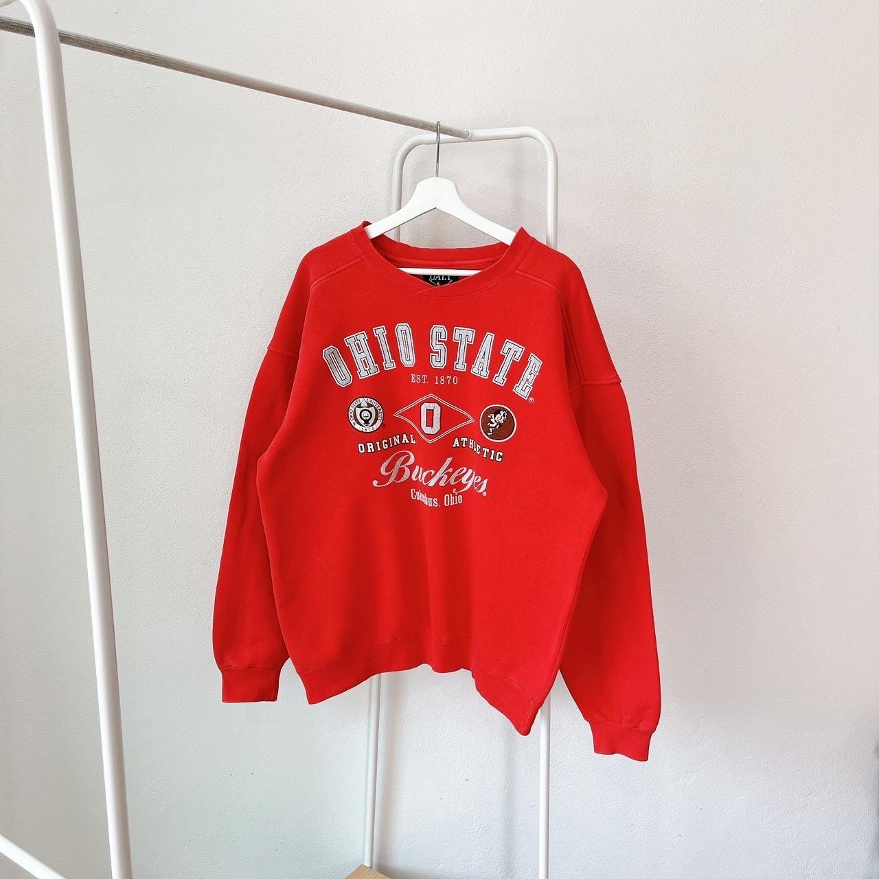 Vintage 90s Ohio State Buckeyes vintage Galt crew red sweatshirt L Sweatshirt – Bold Style · Must-Have Style