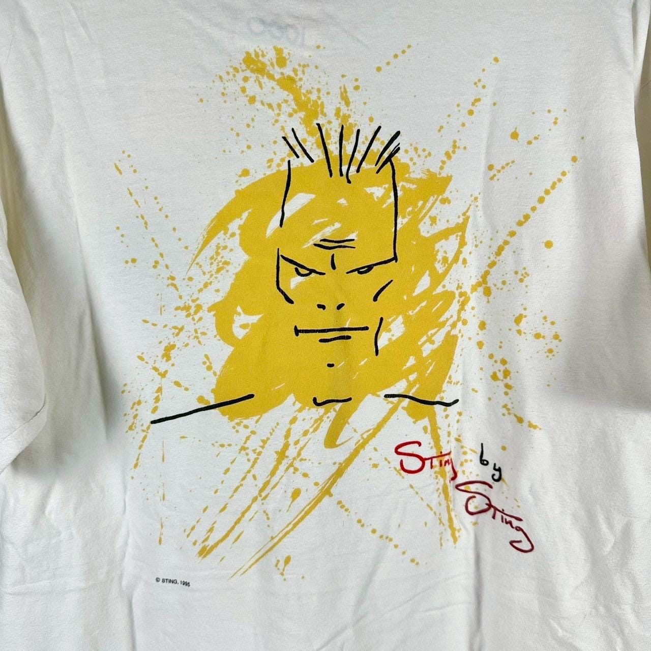 Vintage 1995 Hard Rock Cafe Sting Art Large T shirt Vintage Hard Rock Tshirt Vintage Art Tshirts Vintage Band Tshirt Music Tshirt Graphic Tee – Premium Graphic · Top Pick For Any Outfit