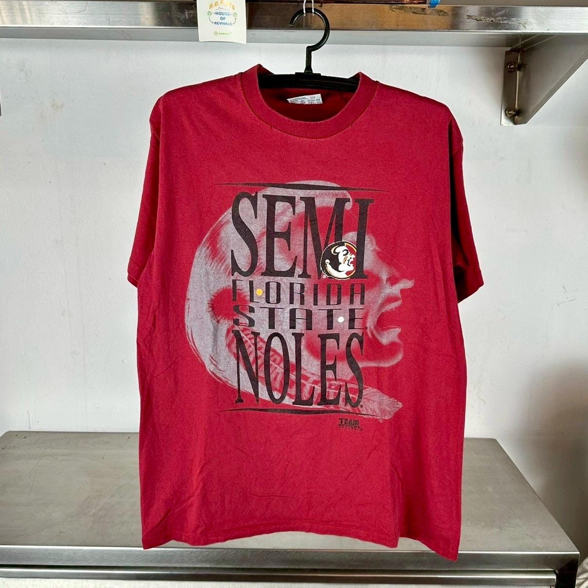 Vintage 90s FSU Seminoles Graphic NCAA Large T shirt Vintage NCAa shirt Vintage Sports shirt Vintage FSU Seminoles Tshirt Graphic Tee – Bold Style · Must-Have Style