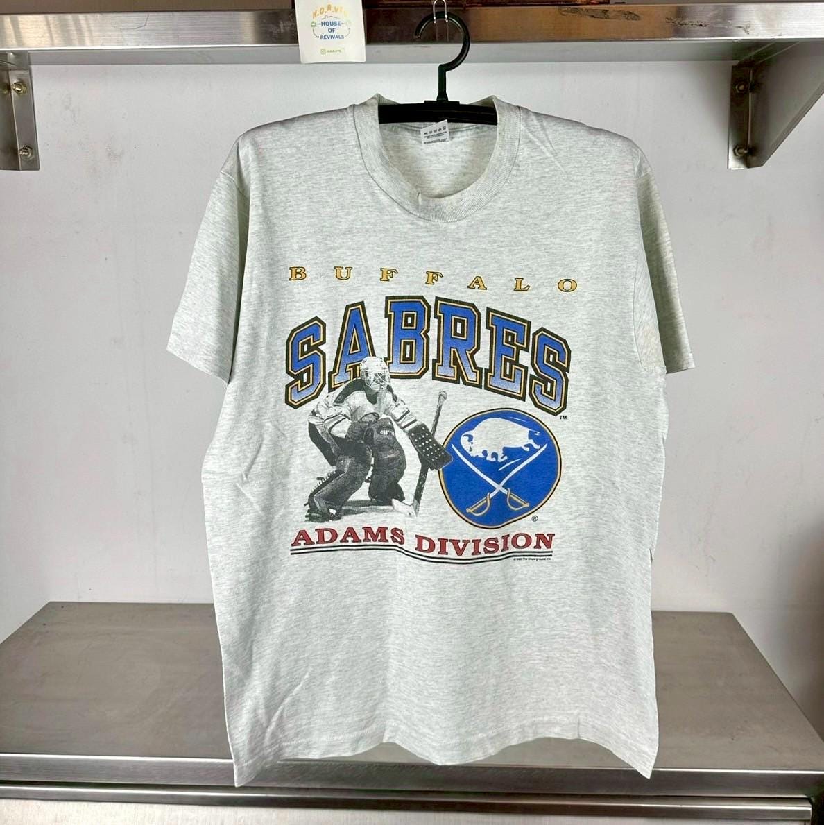 Vintage 1992 Buffalo Sabres Adams Division NHL T shirt Vintage Buffalo Sabres Tshirt Vintage Sports Tshirt Vintage Hockey Tshirt Graphic Tee – Easygoing Wear · Must-Have Style