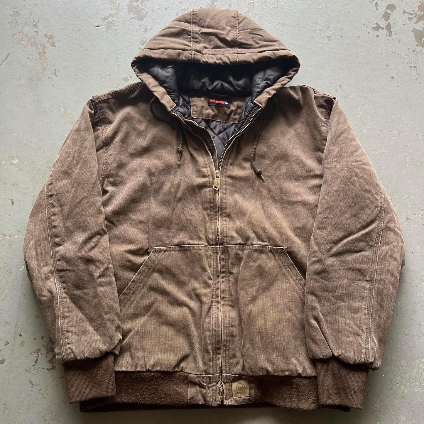Vintage Y2K Chocolate Brown Carhartt Style Grunge Jacket Graphic Tee – Bold Style · High-Quality Print