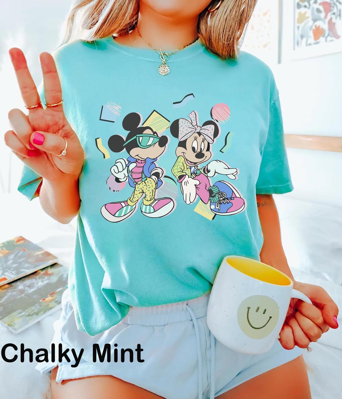 Retro 90s Disney Mickey Minnie Summer Vibes Shirt Walt Disney World Tee Disney Family Vacation Shirt Magic Kingdom Trip Disney Park Day Tee Graphic Tee – Soft Feel · Trending Graphic Apparel