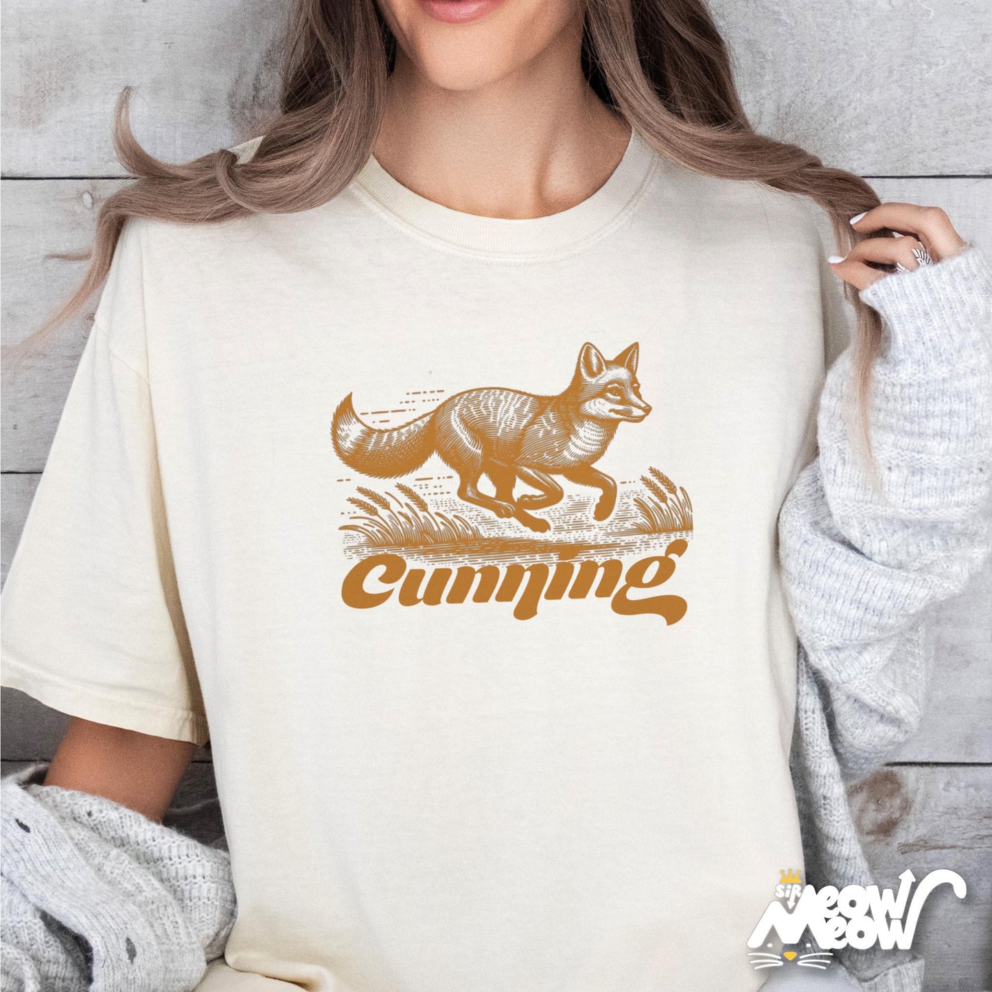 Cunning Fox Shirt Vintage Style Fox T Shirt Clever Fox Graphic Tee Retro Hand Drawn Fox Shirt Smart Animal Gift Tee Graphic Tee – Cozy Vibes · Must-Have Style