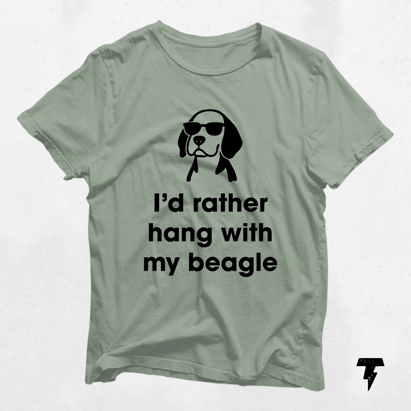 I39d Rather Hang with My Beagle Shirt Funny Gift for Beagle Owners Dog Lovers Graphic Tee – Fan Favorite · Top Pick For Any Outfit