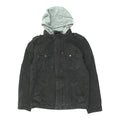 Levi39s Hooded Denim Jacket Vintage Mens UK S Black Grey Hoodie Designer Hoodie – Soft Feel · Top Pick For Any Outfit