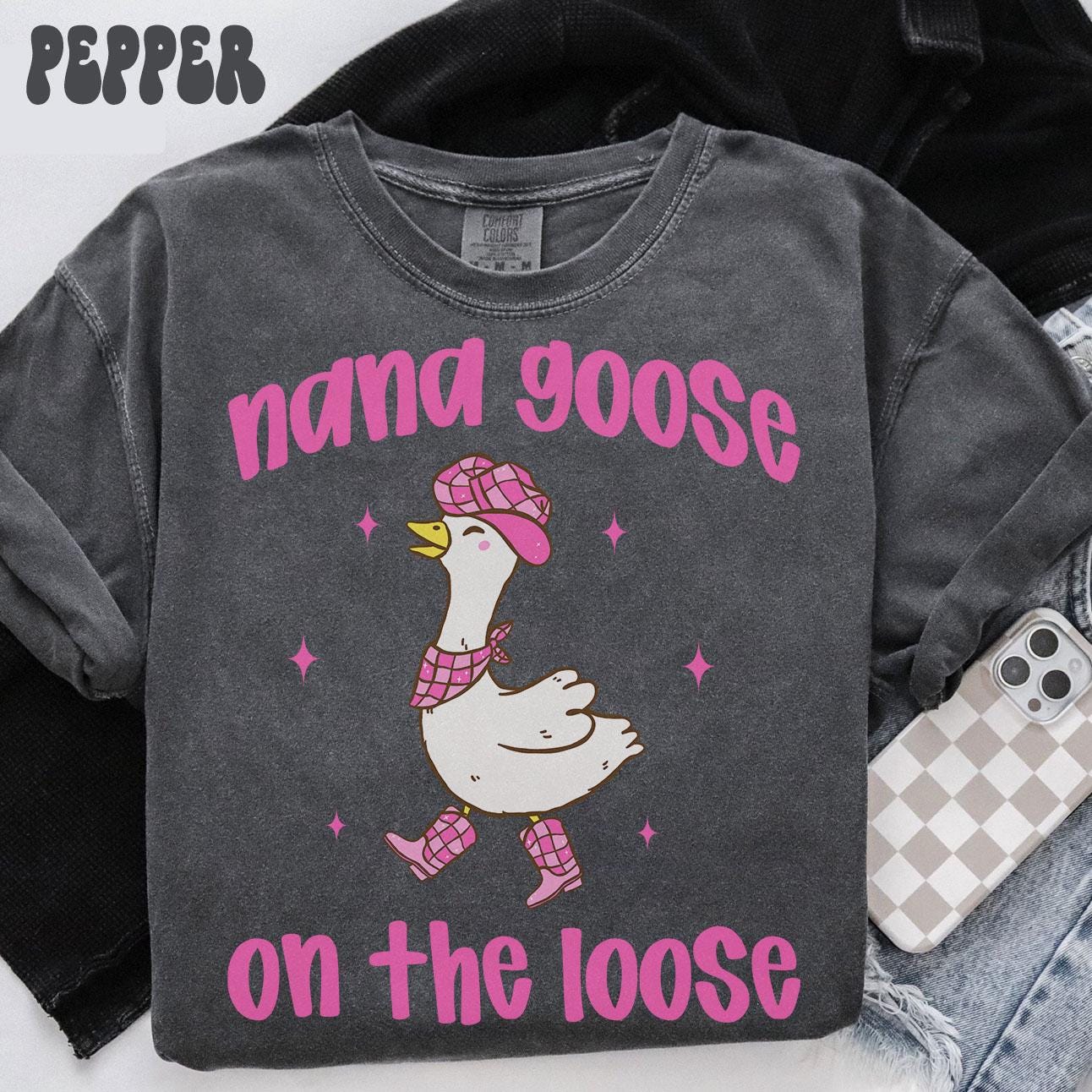 Nana Comfort Colors Shirt Grandma TShirt Mother39s Day Gifts New Grandmother Tee Womens Graphic Tee – Premium Graphic · Great Gift For Fans
