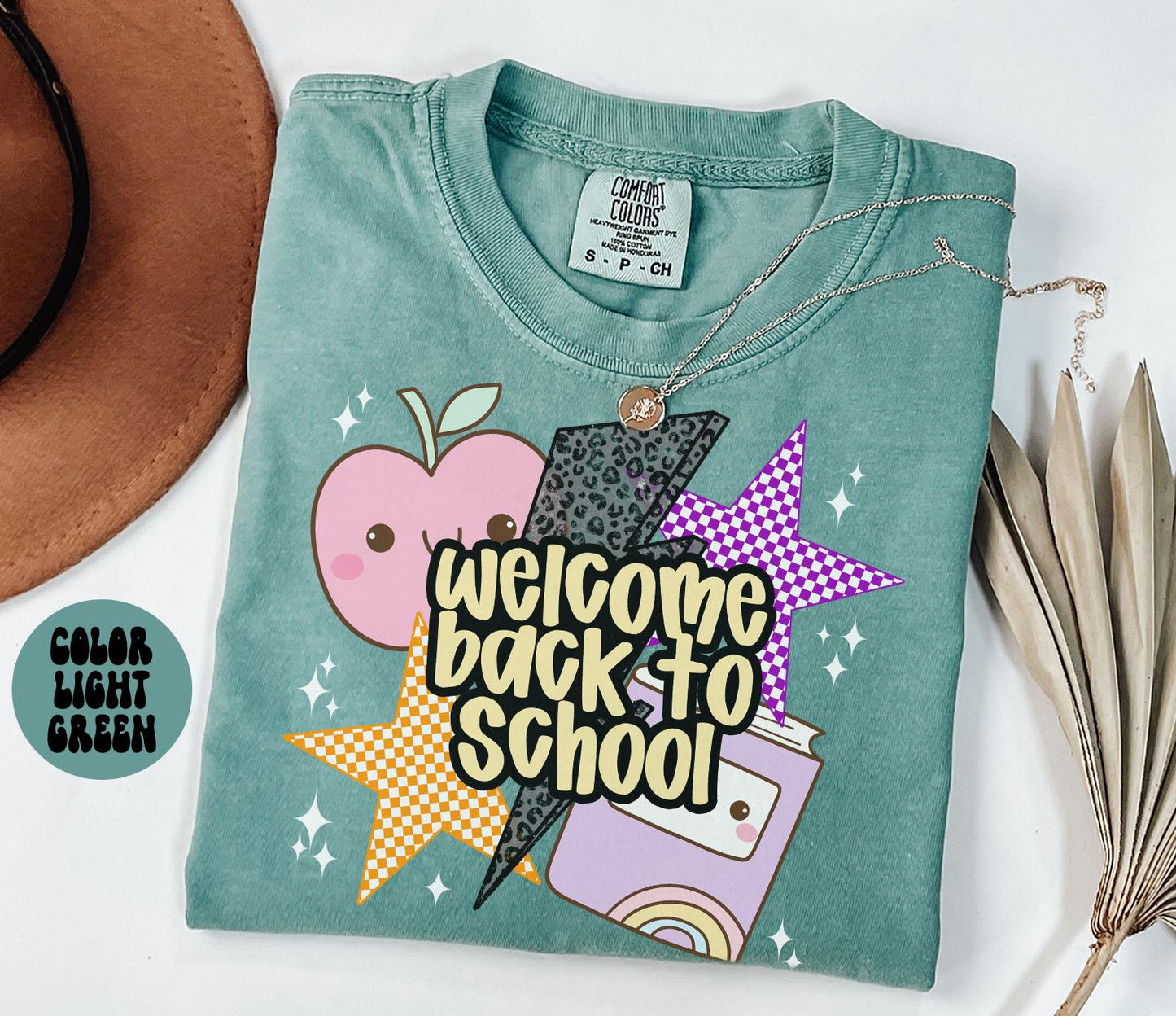 Comfort Colors Back to School Shirt Teacher Shirt First Day of School TShirt 1st Day of School Tee Welcome Back to School Gifts Graphic Tee – Aesthetic Look · Top Pick For Any Outfit