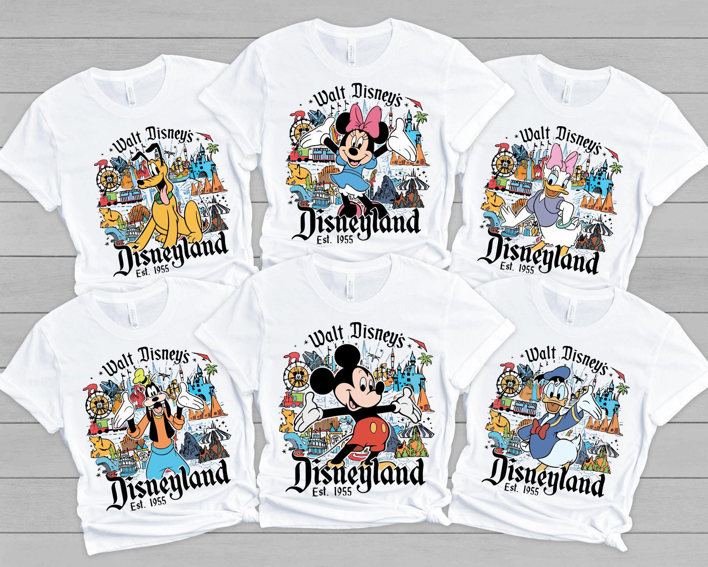 Retro Walt Disney39s Disneyland All Characters Shirt Disneyland Shirt Personalized Disney Tee Disney Family Trip Shirt Mickey and Friends Graphic Tee – Feel-Good Design · High-Quality Print