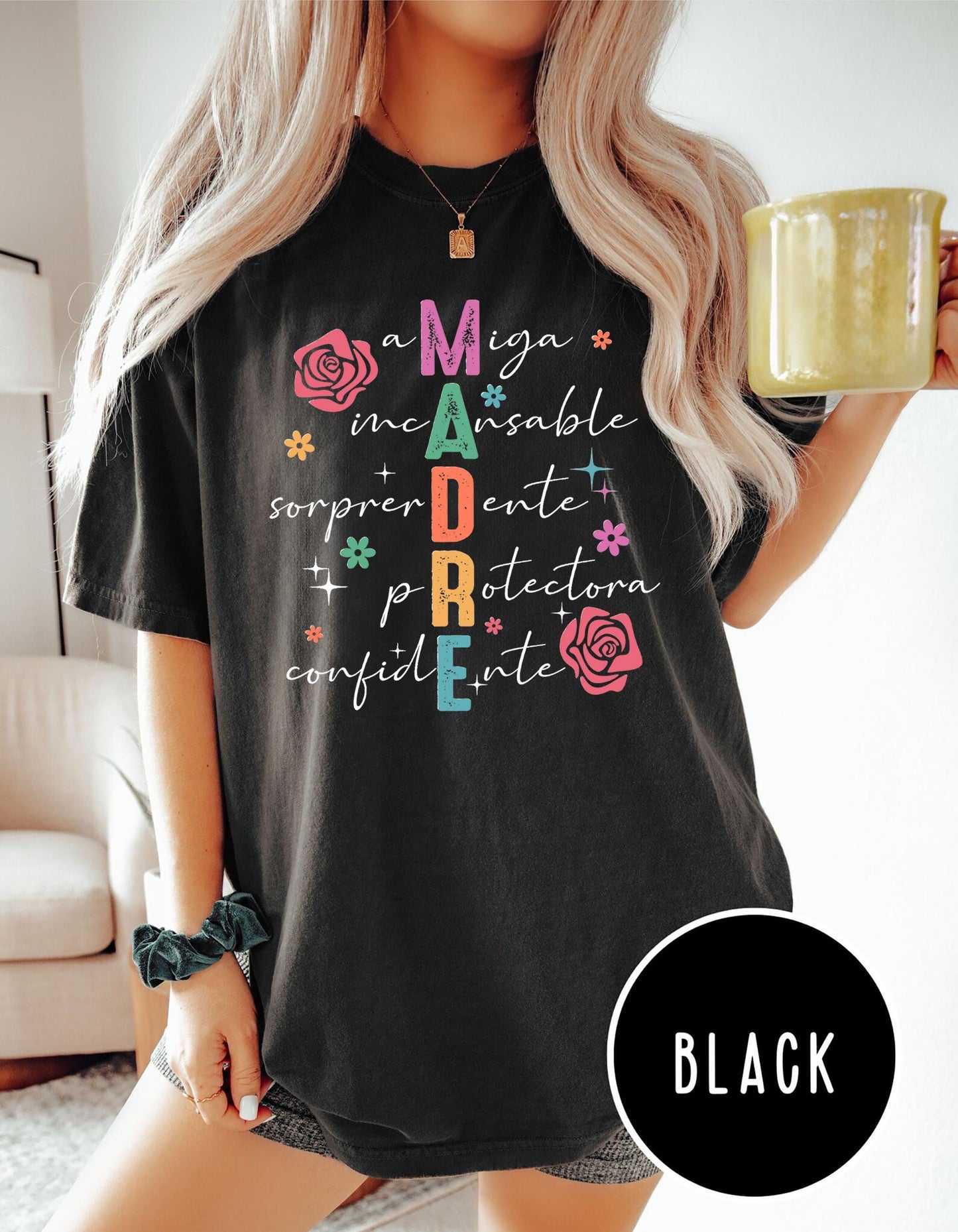 Madre T shirt Madre Definition Shirts Latina Mom Tee Mother39s Day Gift Latina Mama Dia De Las Madres Shirt Spanish Mother Graphic Tee – Fan Favorite · Top Pick For Any Outfit