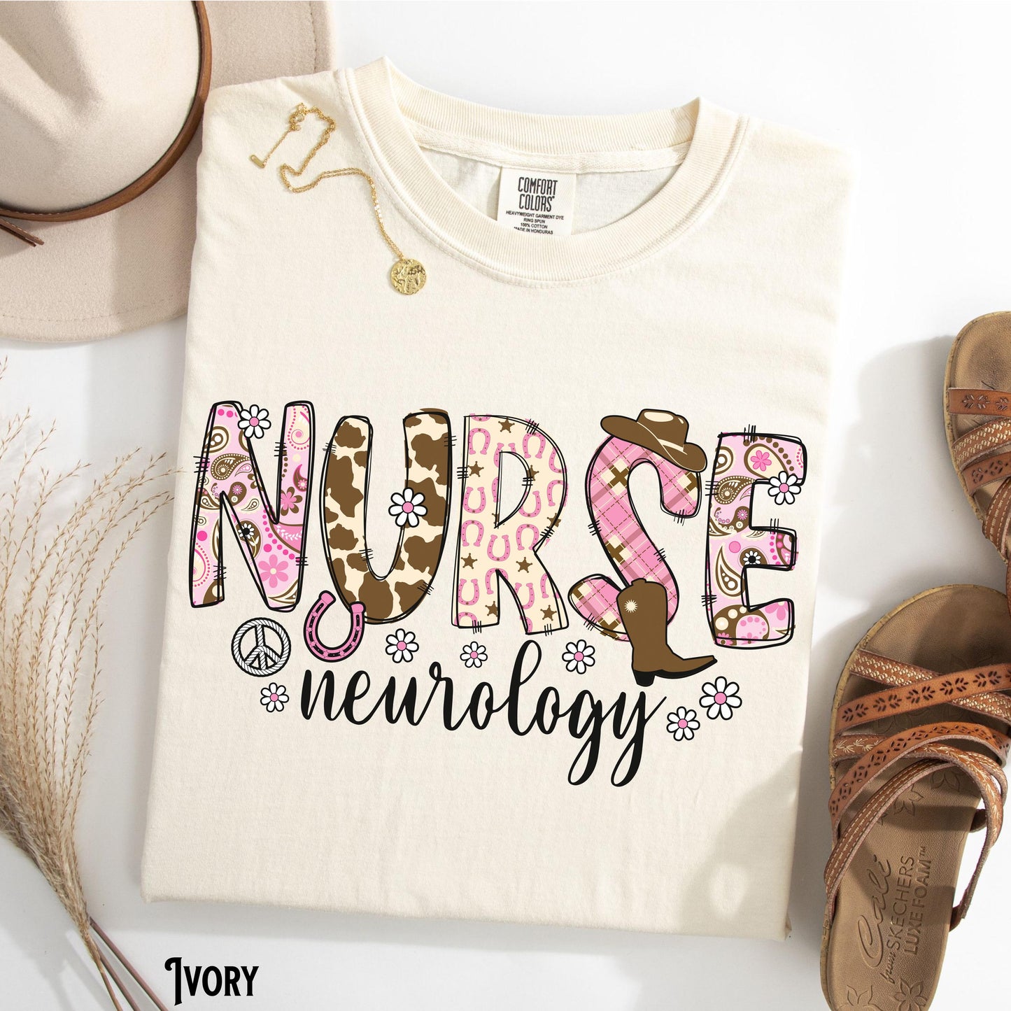 Neuro Nurse Shirt Neurology Tee Neuro Intensive Care Unit Neurological Neuro ICU RN NP Western Neuroscience Gift Graphic Tee – Aesthetic Look · Trending Graphic Apparel