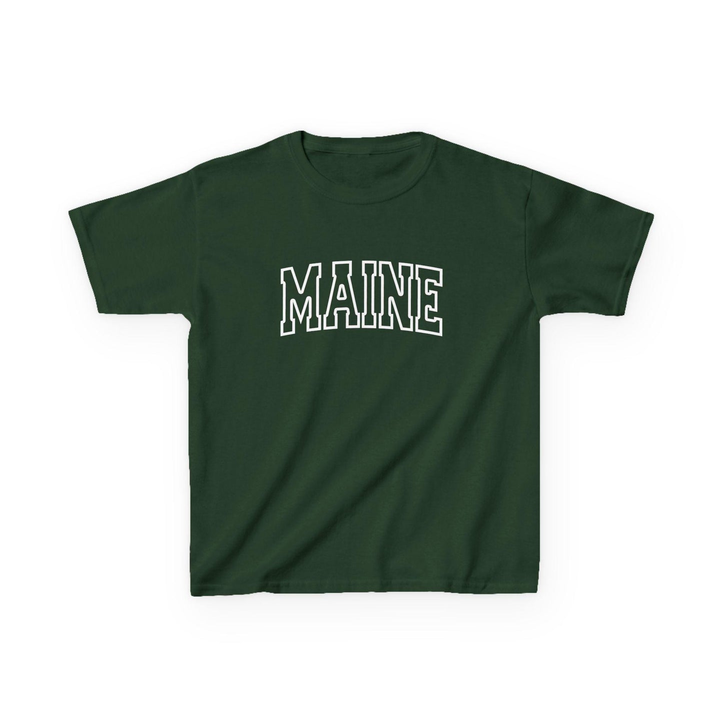 Maine Kids Graphic Tee Youth TShirt Youth Cotton Shirt Graphic Tee – Soft Feel · Great Gift For Fans
