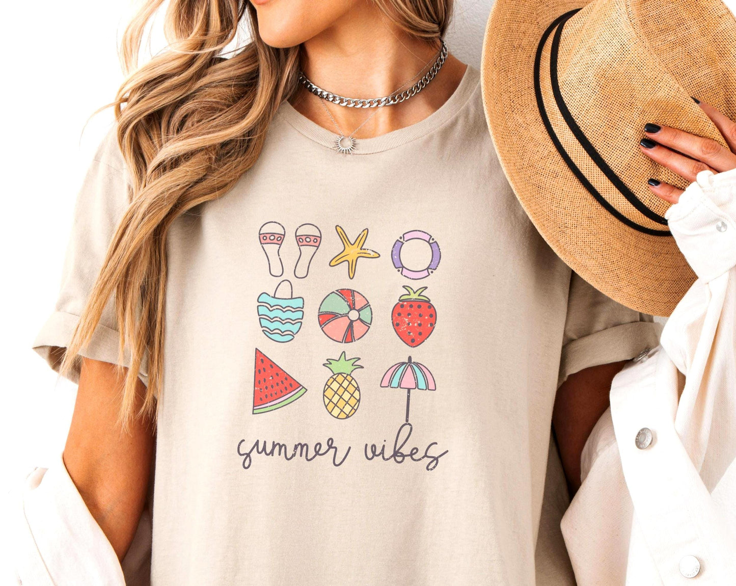 Summer Vibes Shirt Beach Tshirt Cute Summer Graphic Tee Lake Vacation Shirt Beach Coverup Coastal Aesthetic Graphic Tee – Premium Graphic · Top Pick For Any Outfit