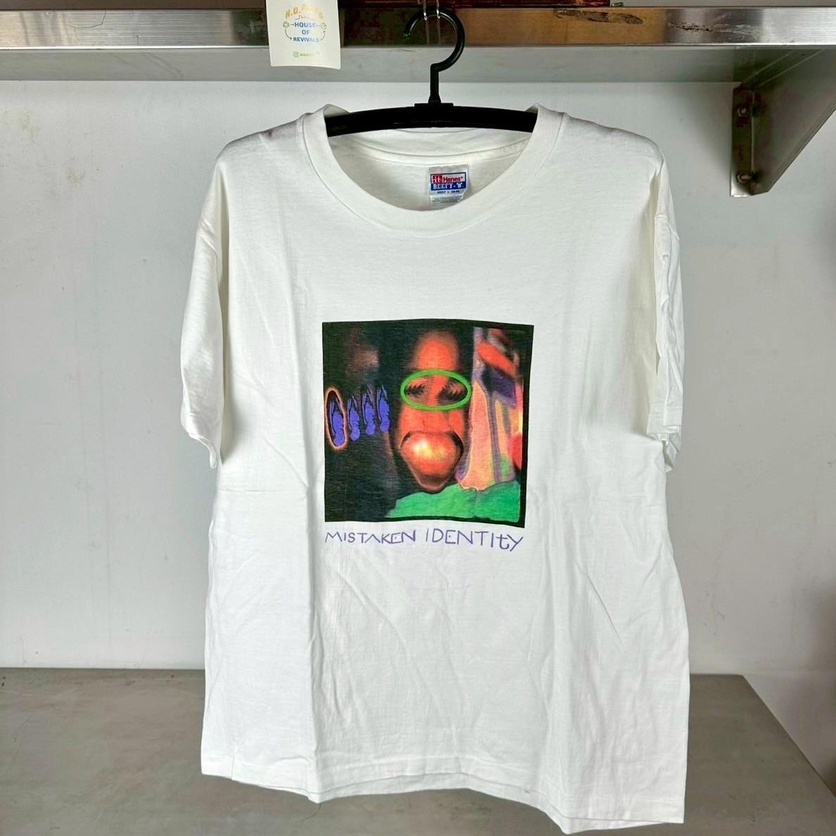 Vintage 90s Mistaken Identity Psychedelic Graphic Single Stitch T Shirt Vintage Art Tshirts Vintage Art Tees Abstract Art Graphic Tee – Easygoing Wear · Trending Graphic Apparel