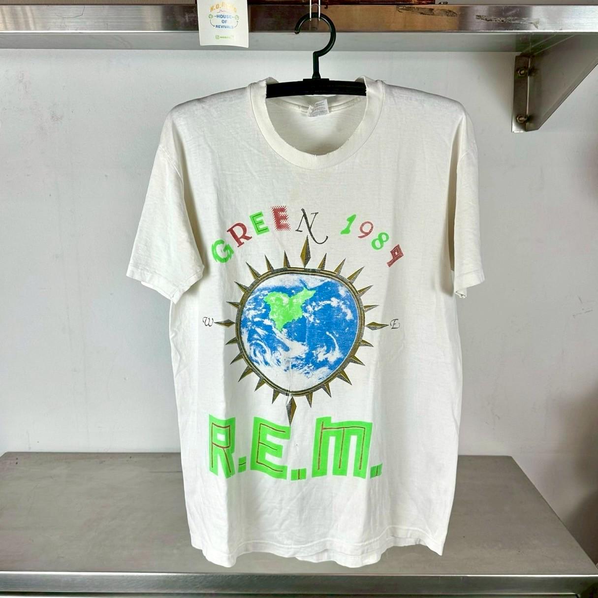 Vintage 1989 REM Green Rock Band Tour Vintage Band Tshirt Vintage Band Tee Vintage Music Tshirt Graphic Tee – Feel-Good Design · Perfect For Daily Wear