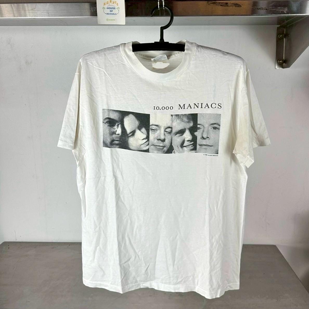 Vintage 1989 10000 Maniacs Alternative Rock Band Single Stitch T shirt Vintage Band Tshirts Vintage Band Tees Graphic Tee – Warm & Stylish · Trending Graphic Apparel