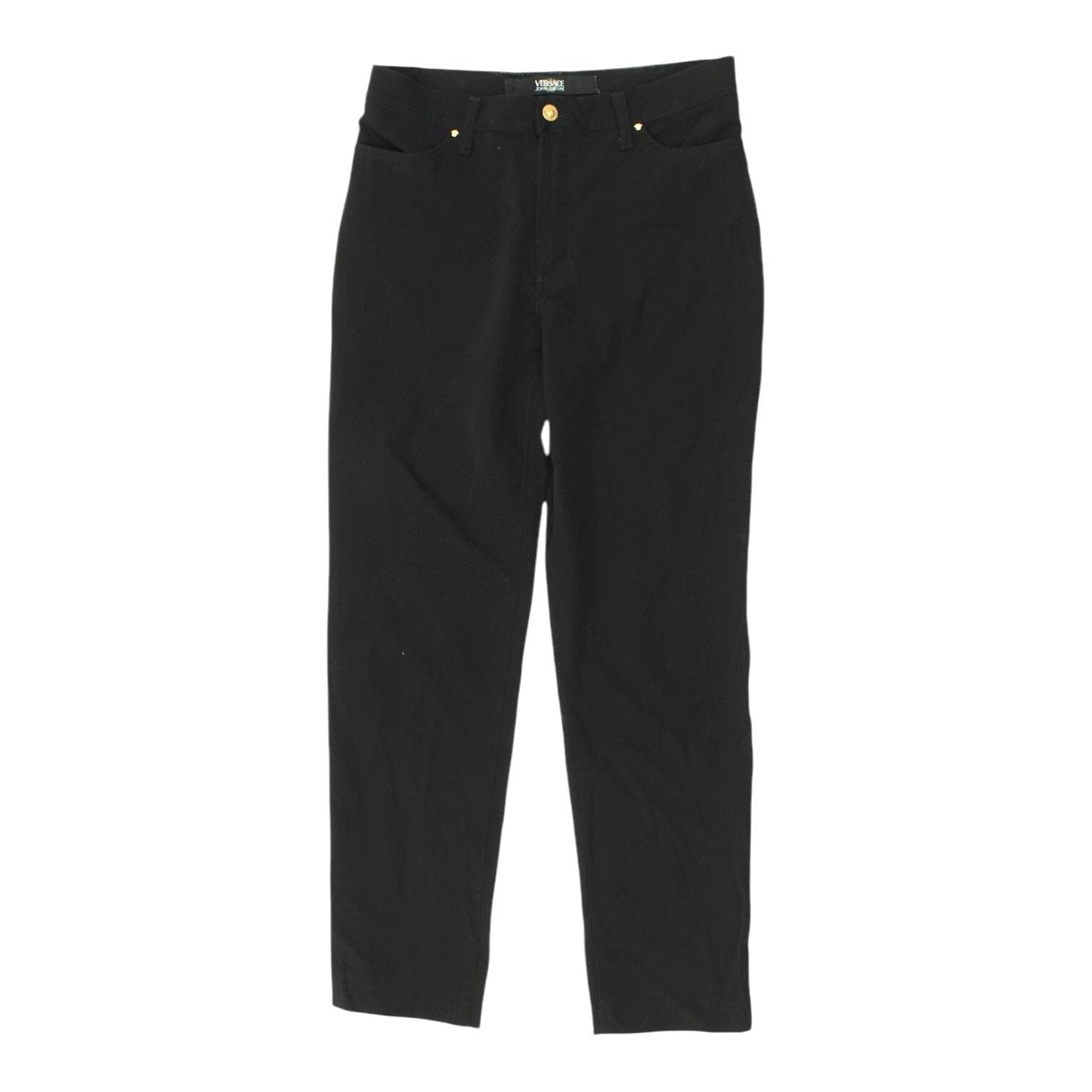 Versace Straight Jeans Black Womens Designer Denim Trousers Graphic Tee – Easygoing Wear · Must-Have Style