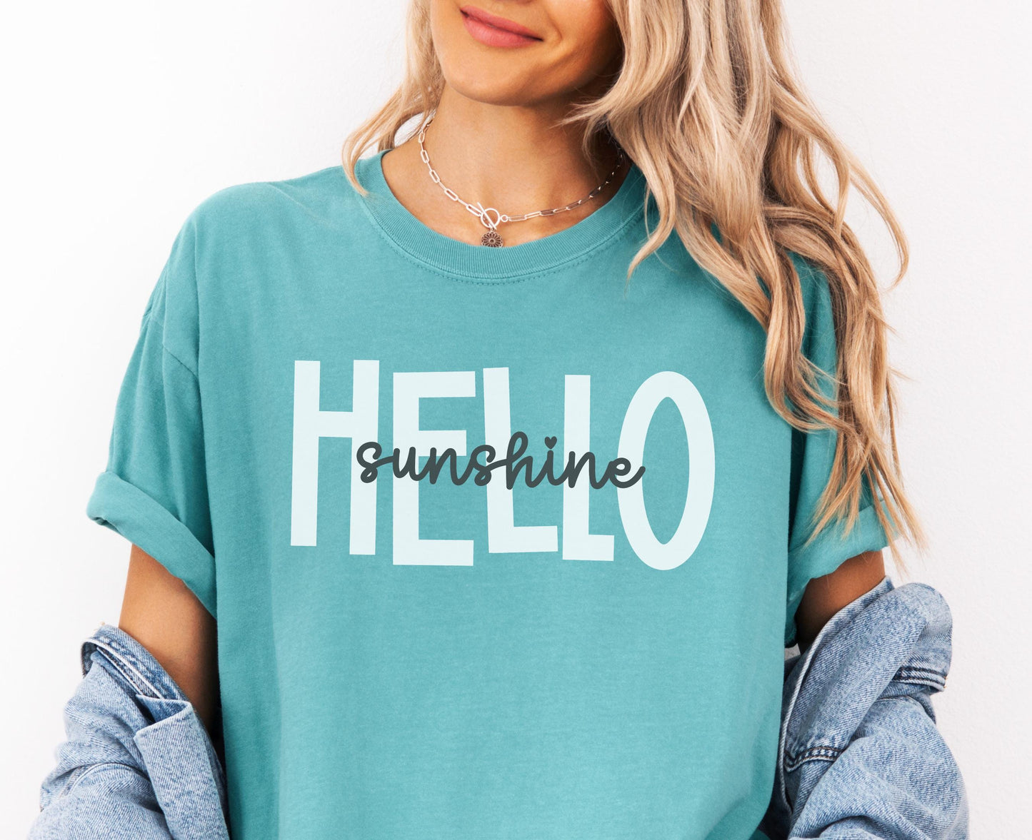 HELLO Sunshine Shirt Tee Cute Summer T Shirt Weekend Graphic Tee Girls Weekend Gifts Summer Beach Shirt Graphic Tee – Fan Favorite · Trending Graphic Apparel