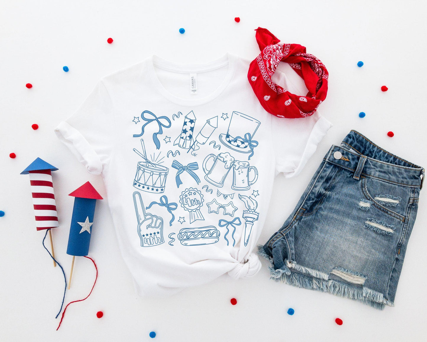 4th of July Party Shirts American Party Coquette Bow Independence Day Shirt Patriotic Shirt July Fourth Shirt Freedom Shirt USA Shirt Graphic Tee – Premium Graphic · Top Pick For Any Outfit