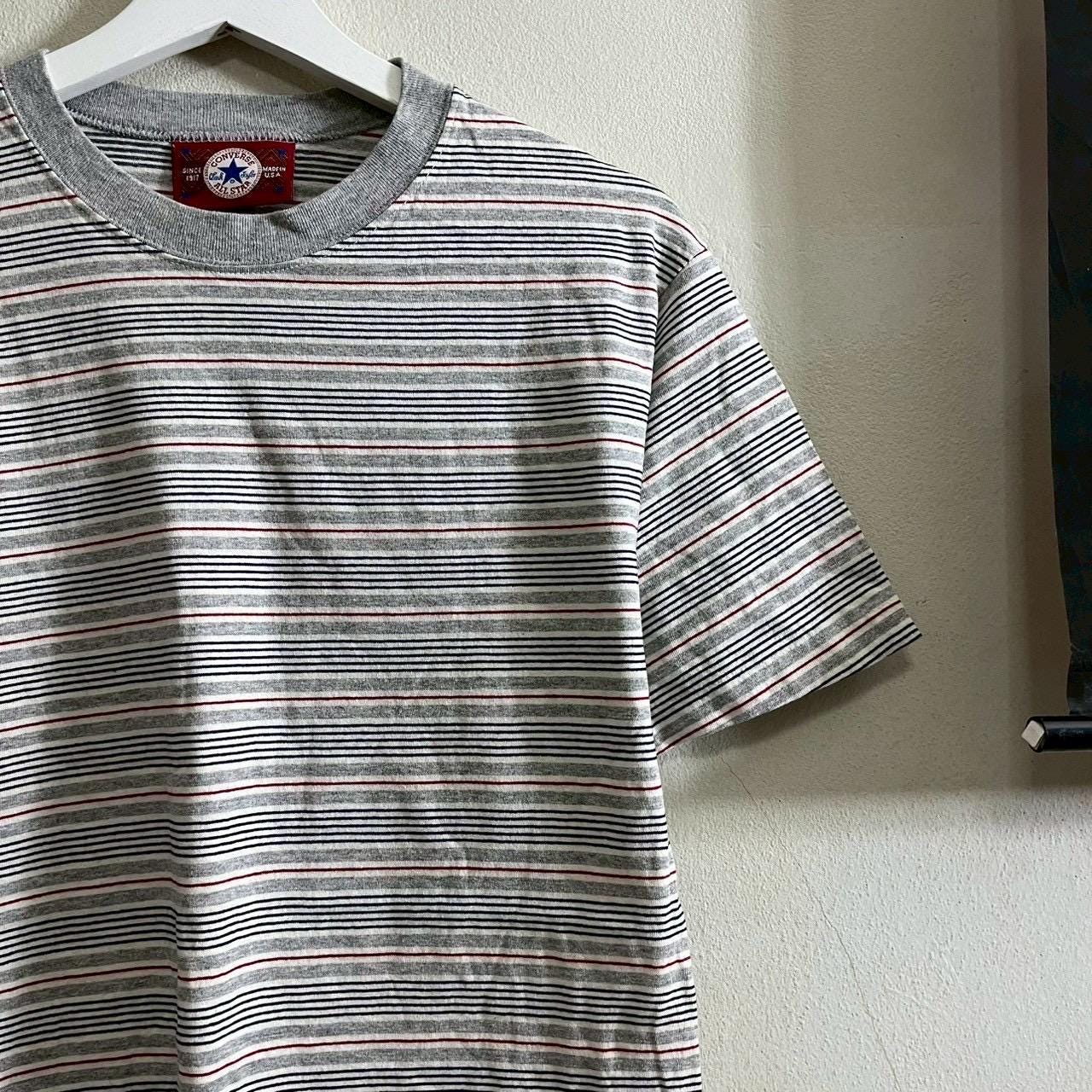 Vintage 90s Converse Striped T Shirt size S Graphic Tee – Aesthetic Look · High-Quality Print