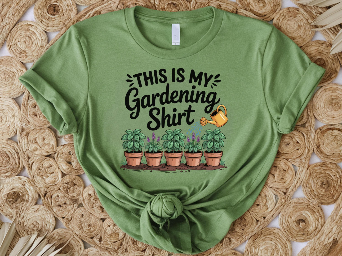 This Is My Gardening Shirt Gardener Gifted Shirt Gift For Mom Gardening Plant Lovers Shirt Botanical Shirt Shirt Farmer Garden Gift Graphic Tee – Aesthetic Look · Perfect For Daily Wear