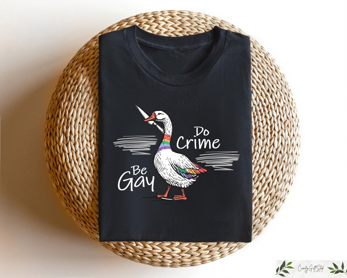 Be Gay Do Crime Goose Shirt Gay Pride T shirt Equality Sweatshirt LGBTQ Pride Month Gift Funny Pride Tee Funny Lesbian Crewneck Sweatshirt – Fan Favorite · Must-Have Style