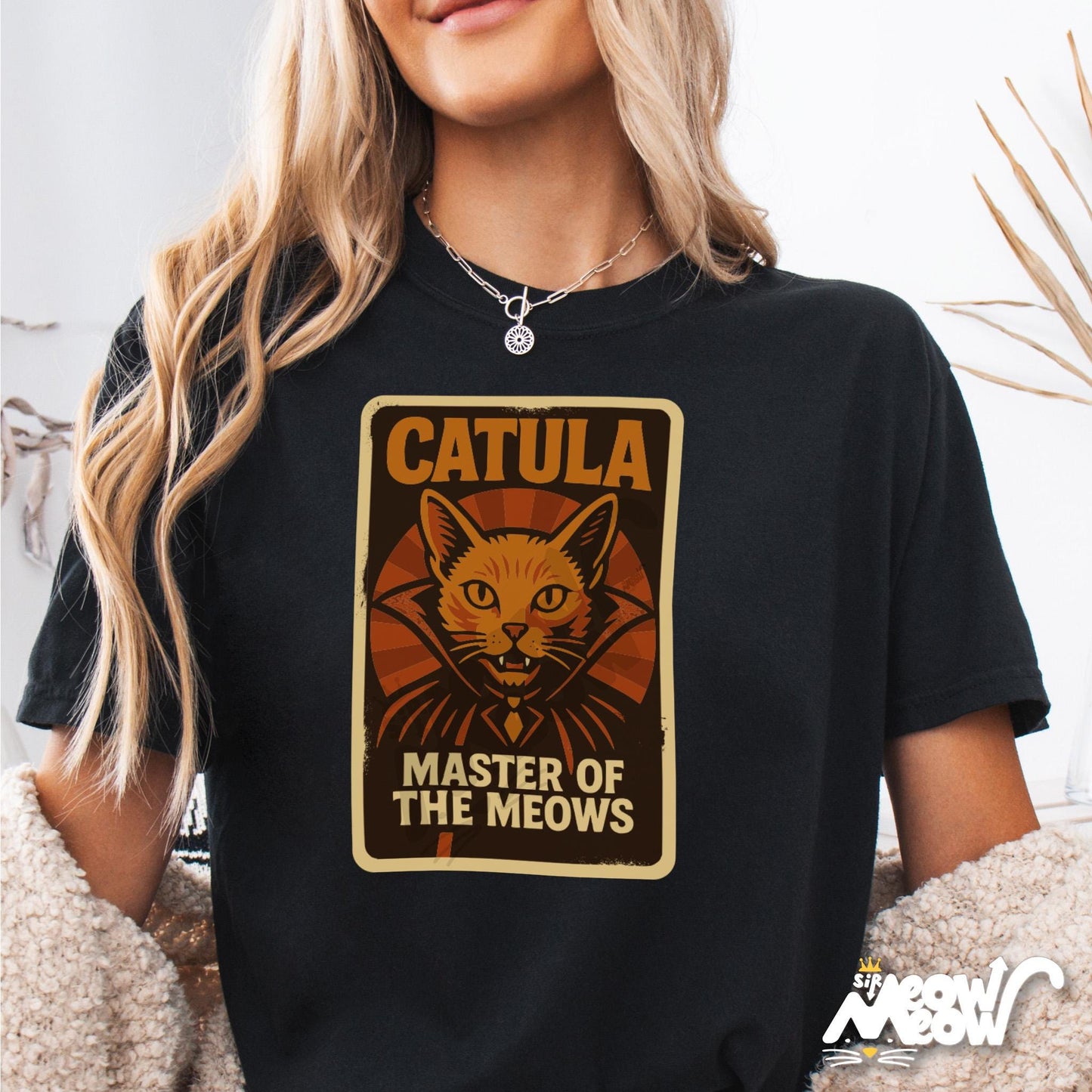 Catula Shirt Cat Dracula Shirt Funny Vampire Cat Tee Halloween Cat Lover Shirt Gothic Cat T Shirt Graphic Tee – Cozy Vibes · Perfect For Daily Wear
