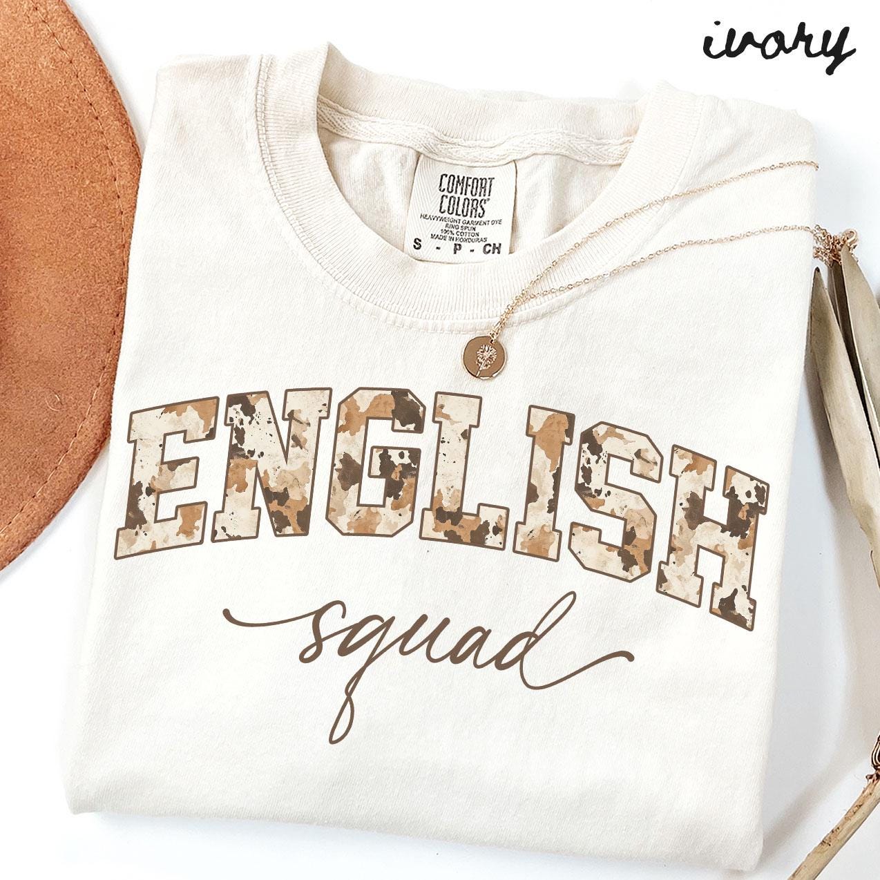 English Comfort Colors Shirt Teacher Tee English TShirt Back to School English Department Gifts Language Arts Tee Crew Squad Graphic Tee – Warm & Stylish · Great Gift For Fans