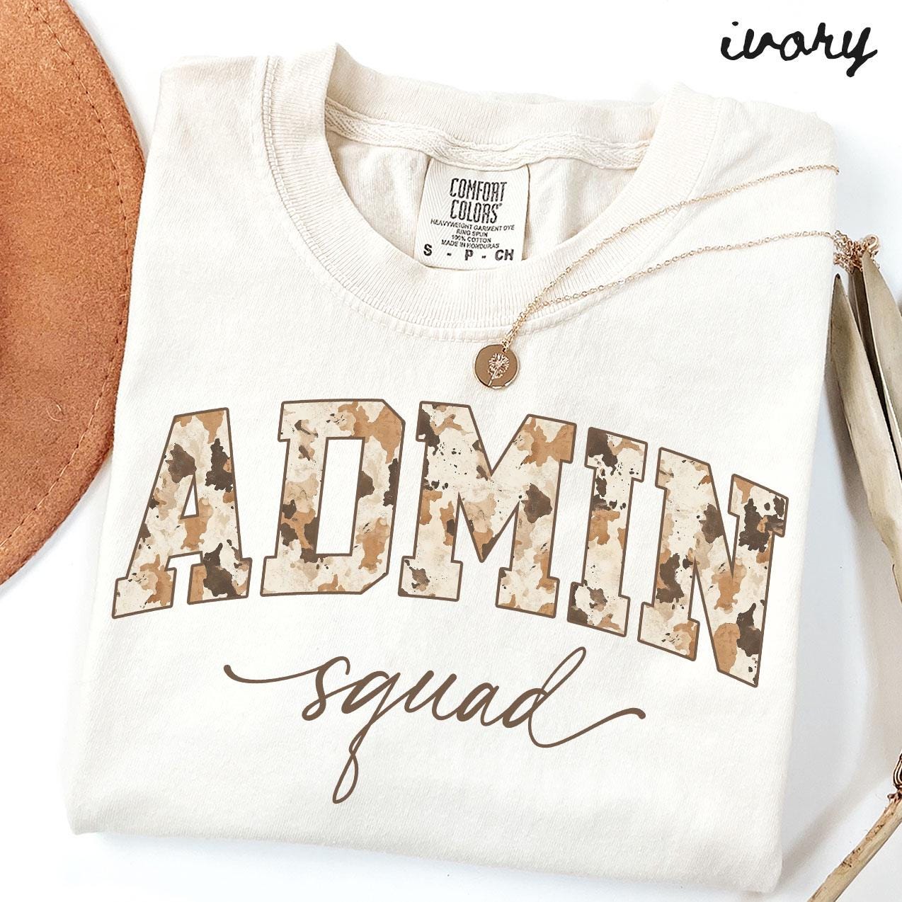 Admin Comfort Colors Shirt Teacher Tee Administration TShirt Back to School Admin Department Gifts Front Office Crew Squad Graphic Tee – Premium Graphic · High-Quality Print