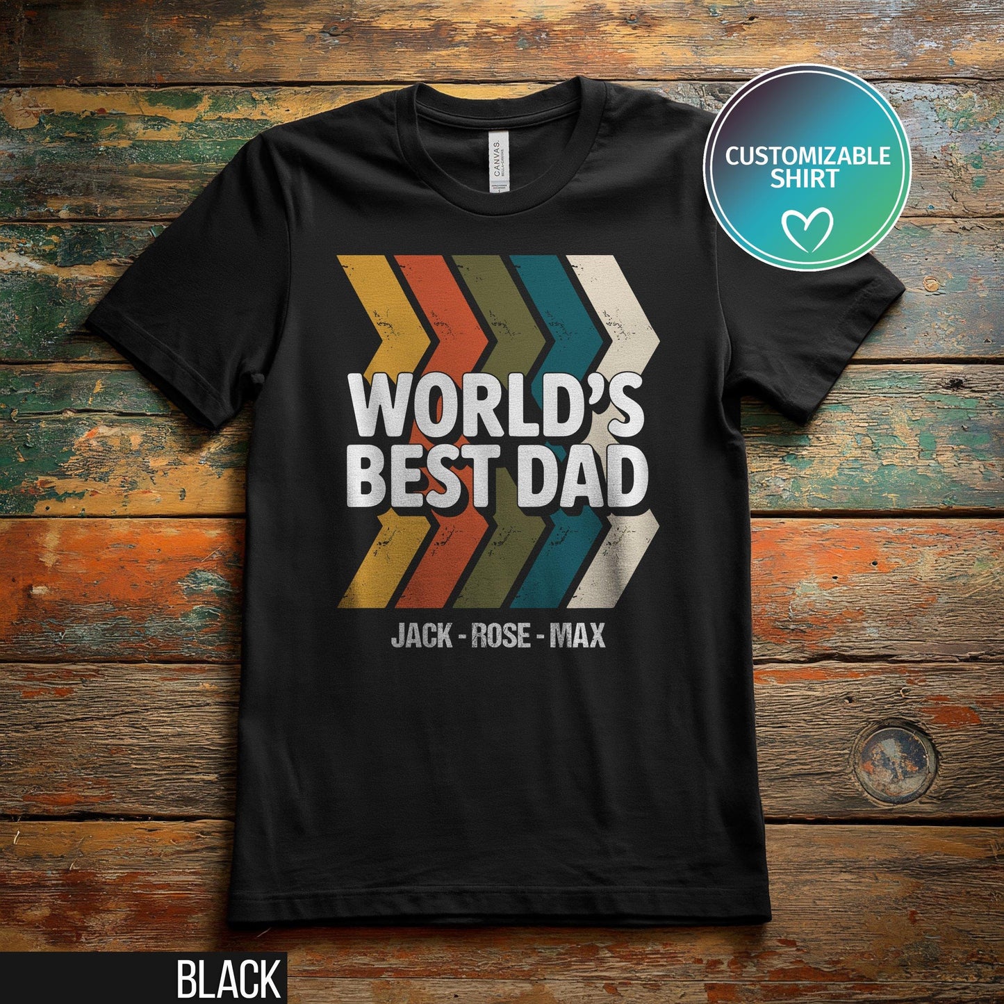 Custom Dad Shirt With Kids Names Father39s Day Shirt Dad T Shirt Personalized Dad Shirt New Dad Shirt Daddy Shirt Birthday Gift Dad Tee Graphic Tee – Fan Favorite · Must-Have Style