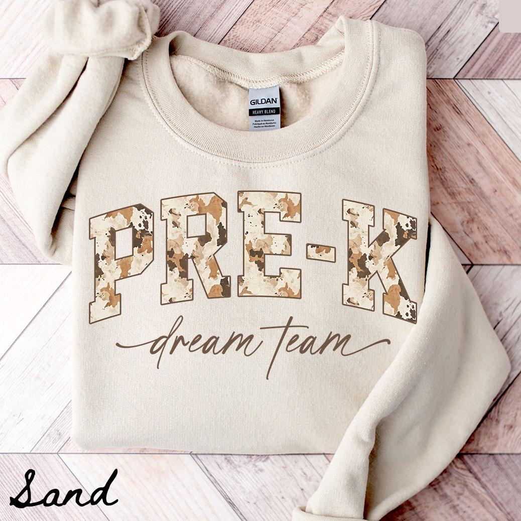 PreK Team Sweatshirt Teacher Sweatshirt Preschool Crewneck Back to School Tee Pre K Department Gifts Crew Squad Sweatshirt – Everyday Comfort · Great Gift For Fans