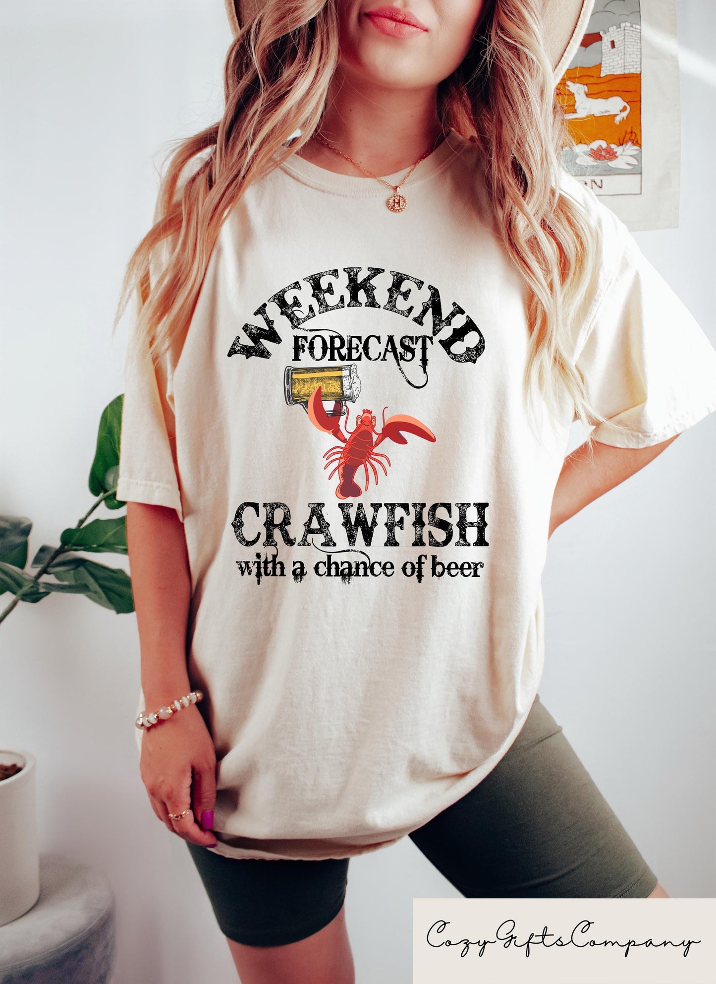 Retro Comfort Crawfish Tshirt Weekend Forecast Crawfish Season Shirt Aesthetic Women Sweatshirt Crawfish Lover Gift Funny Weekend Outfit Sweatshirt – Warm & Stylish · Perfect For Daily Wear