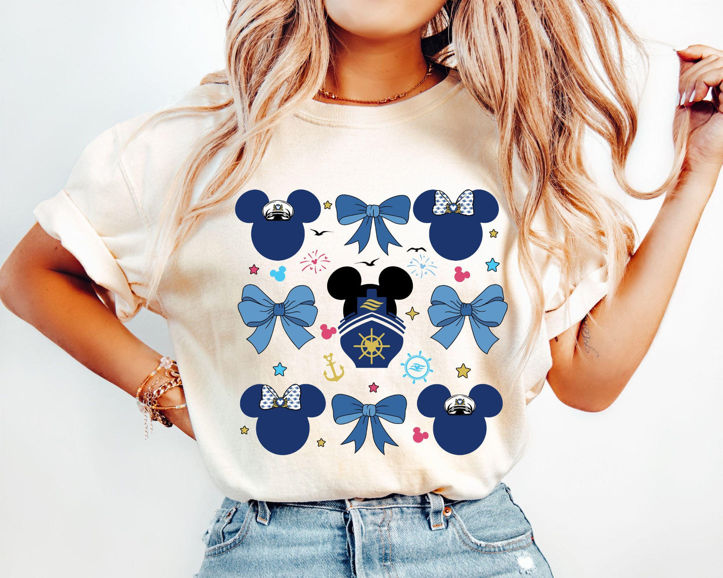 Mickey Cruise T Shirt Disney Cruise Shirt Coquette Bow Mickey Shirt Coquette Cruise Shirt Disney Family Trip ShirtMinnie Cruise T shirt Graphic Tee – Cozy Vibes · Great Gift For Fans