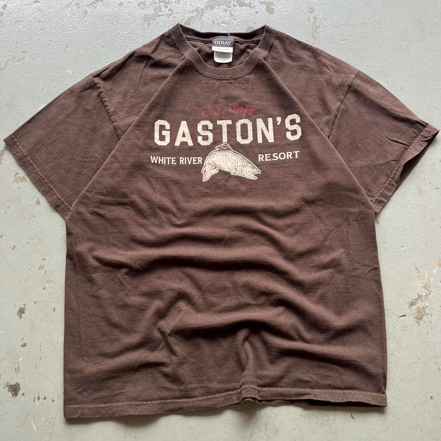 Vintage Y2K Ducks Unlimited Chocolate Brown Fishing Shirt Graphic Tee – Cozy Vibes · Must-Have Style