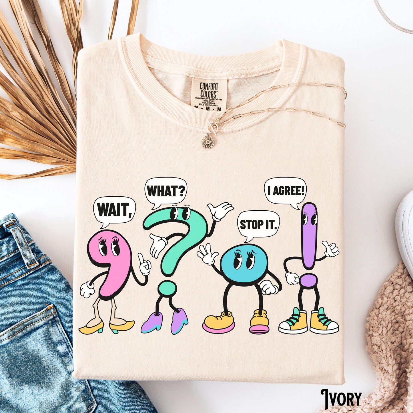 English Teacher Shirt Funny Punctuation Shirt Wait What Stop It I Agree Tee Grammar Back To School T Shirt Teacher Gift Graphic Tee – Premium Graphic · Trending Graphic Apparel