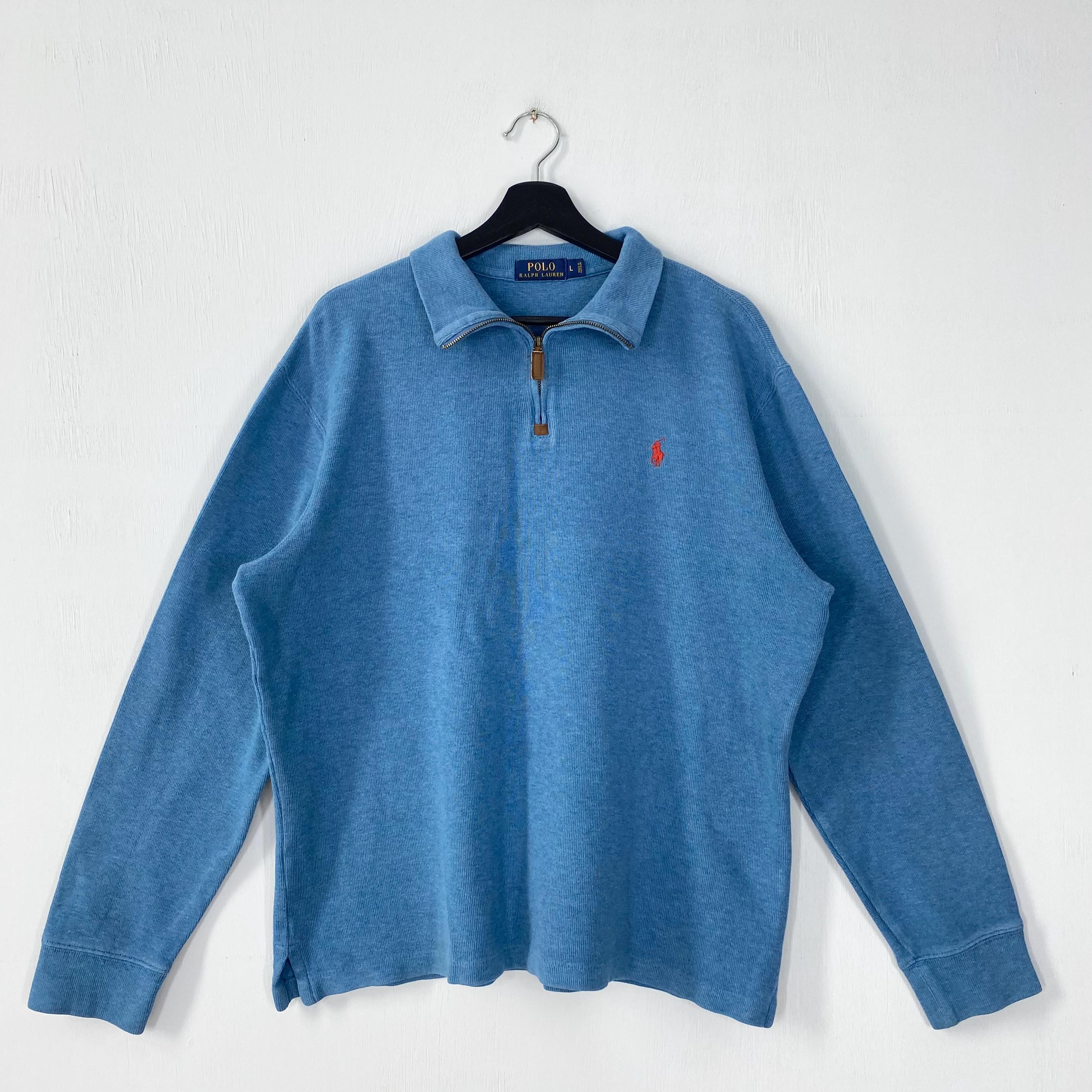 Vintage Polo Ralph Lauren Sweatshirt Polo Ralph Lauren Crewneck Polo Ralph Lauren Sweater Pullover Polo Embroidered Logo Blue Large Sweatshirt – Easygoing Wear · Top Pick For Any Outfit
