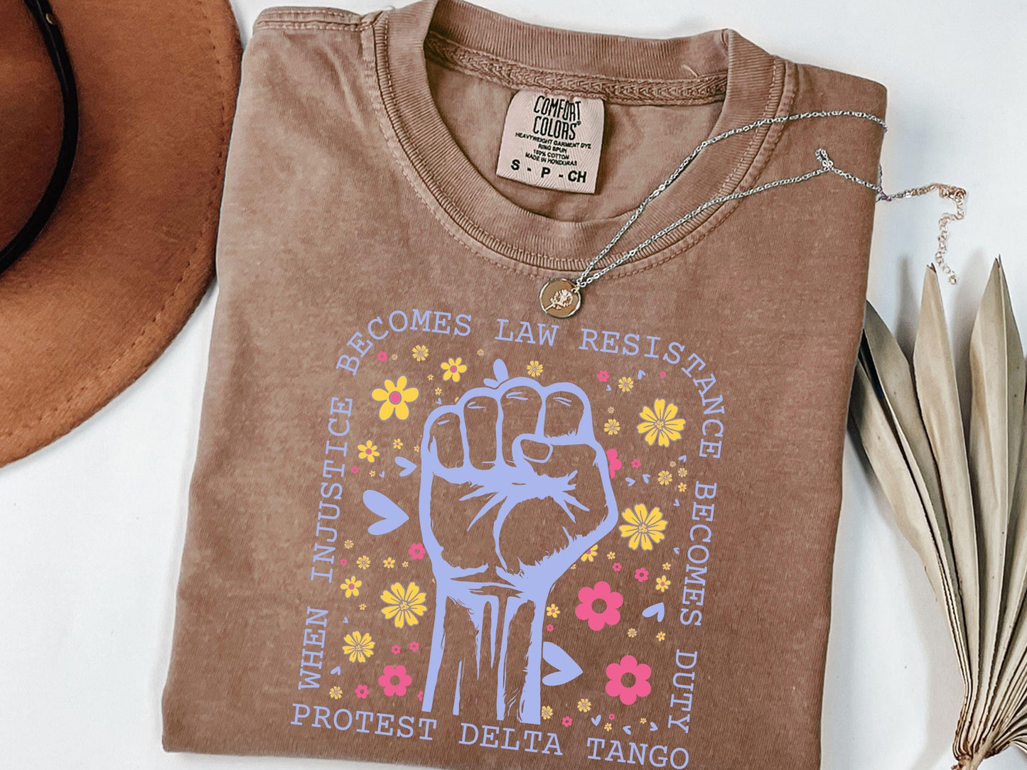 Subtle Anti Trump Shirt Anti MAGA FDT Shirt Democrat Feminist Shirt When Injustice Becomes Law Resistance Becomes Duty Funny Political Graphic Tee – Feel-Good Design · Trending Graphic Apparel