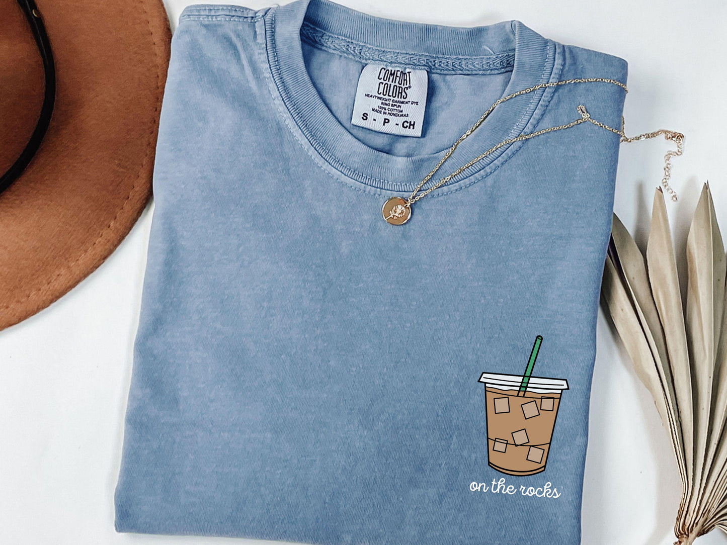On the Rocks Iced Coffee Weather Graphic Tee Coffee Graphic T Shirt Retro Tee Gift for Her Trendy Coffee Lover Gift Graphic Tee – Cozy Vibes · Trending Graphic Apparel