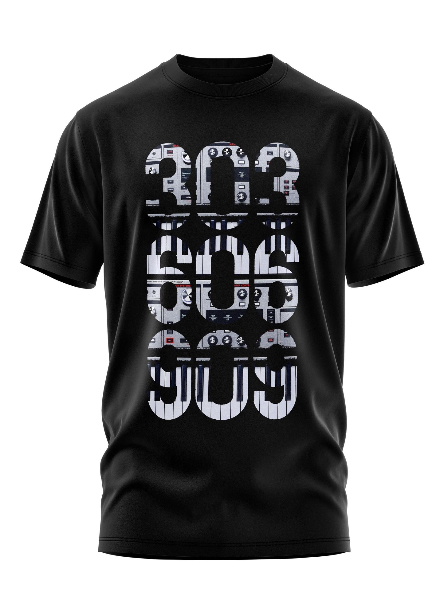 303 Acid T Shirt Drum Machine Synth Graphic Tee Acid House Techno Rave Shirt Electronic Music Gift Vintage Analog Gear Design Graphic Tee – Bold Style · High-Quality Print