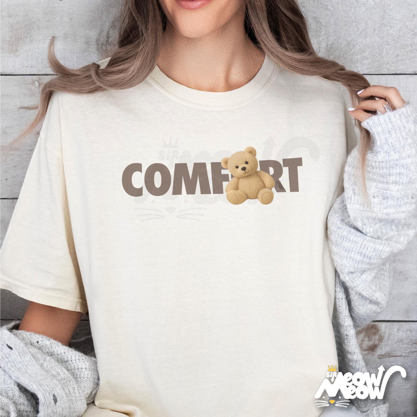 Comfort T Shirt Teddy Bear Graphic Tee Cozy Aesthetic Shirt Soft Cute Gift for Her Minimal Vintage Style Tee Graphic Tee – Cozy Vibes · Trending Graphic Apparel