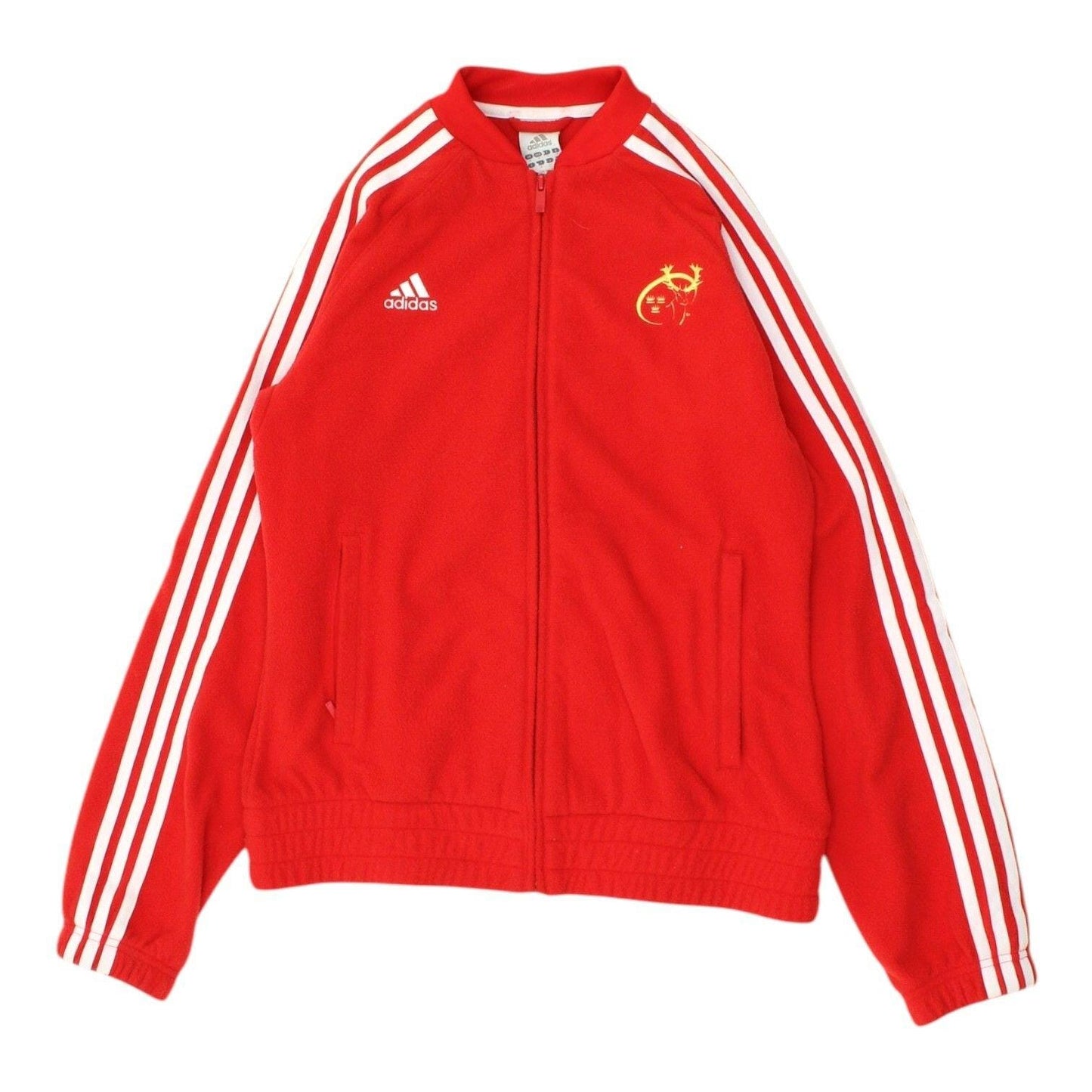 Munster Rugby Adidas Jacket Vintage Womens Red Fleece Zip Sports Outerwear Graphic Tee – Bold Style · Must-Have Style