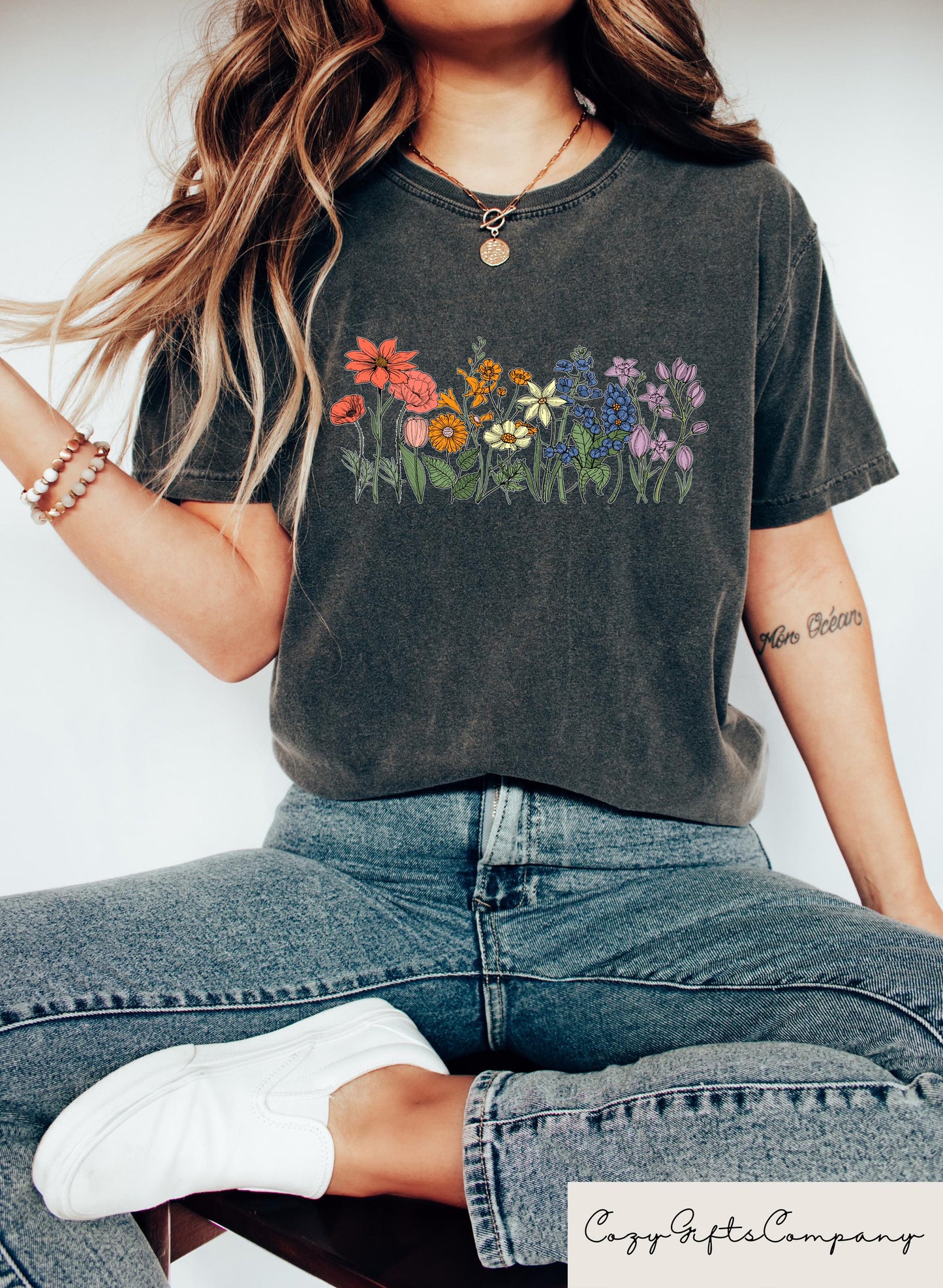Retro Comfort Wildflower LGBTQ Shirt Subtle Pride T shirt Pride Month Sweatshirt Gay Pride Gift Floral LGBTQ Support Tee Queer Shirt Sweatshirt – Cozy Vibes · High-Quality Print