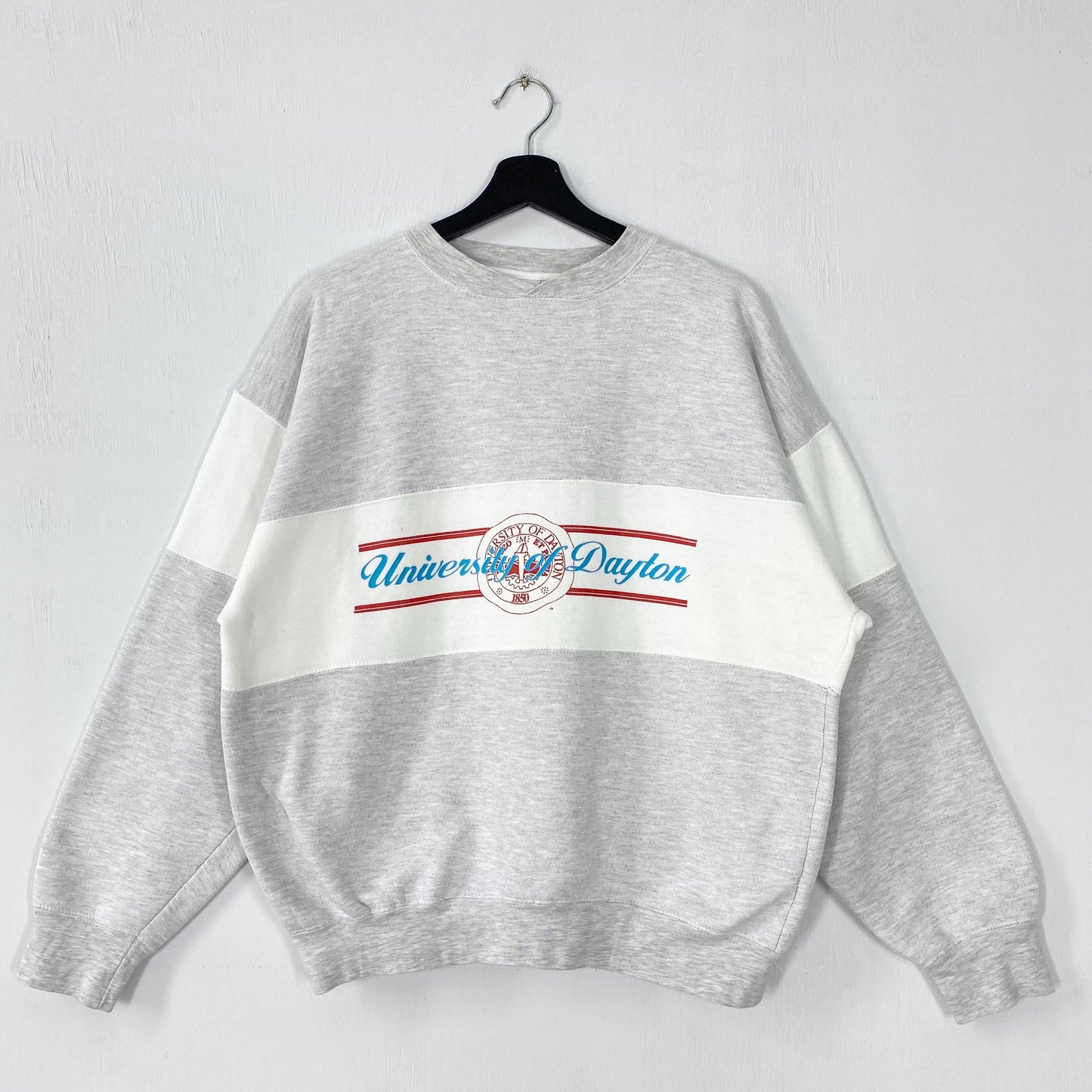Vintage 90s University Dayton Sweatshirt University Dayton Crewneck Dayton Sweater Pullover Dayton Flyers Print Logo Grey Medium Sweatshirt – Bold Style · Trending Graphic Apparel