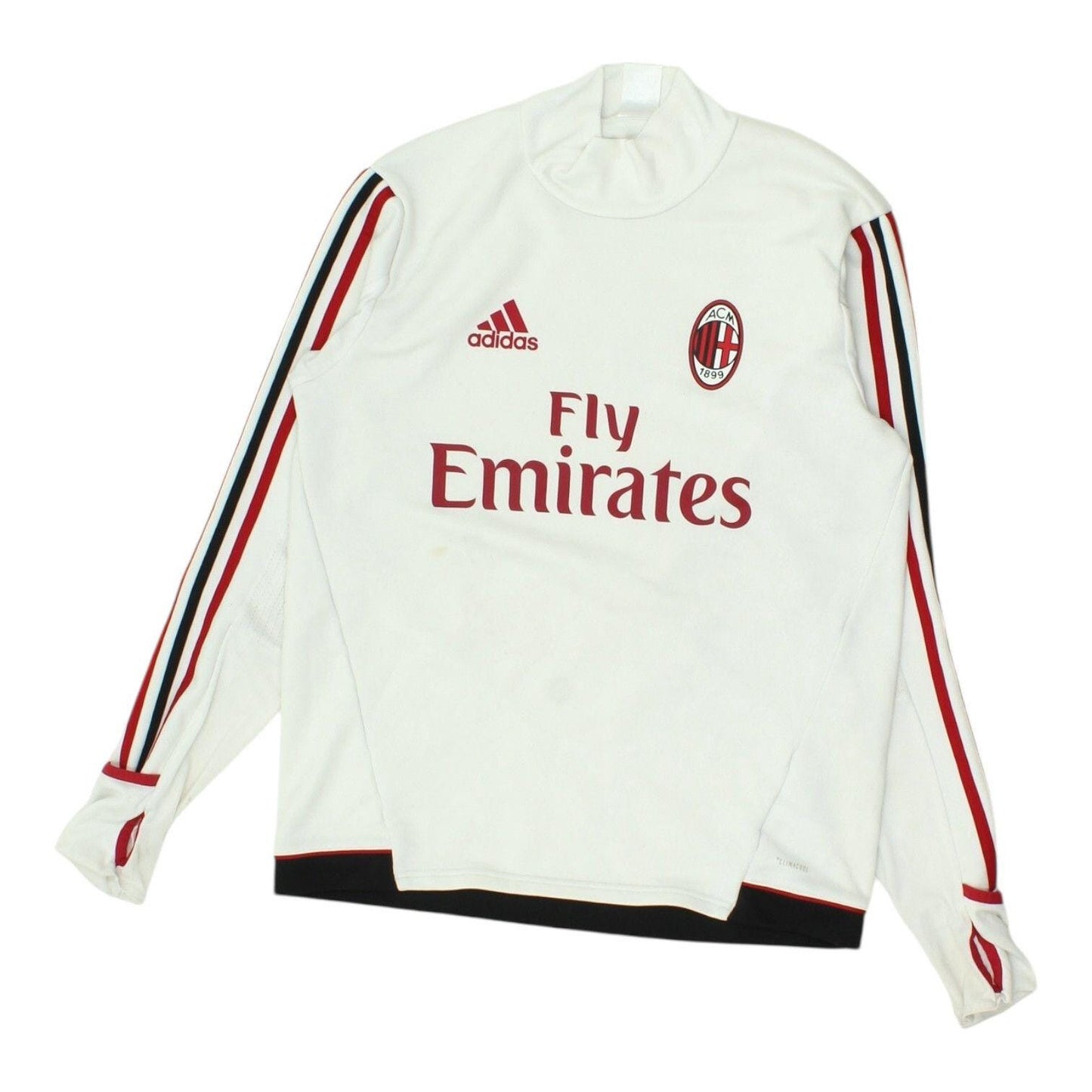 AC Milan Training Sweatshirt Adidas Mens White Italian Football Sports Top Sweatshirt – Warm & Stylish · Must-Have Style