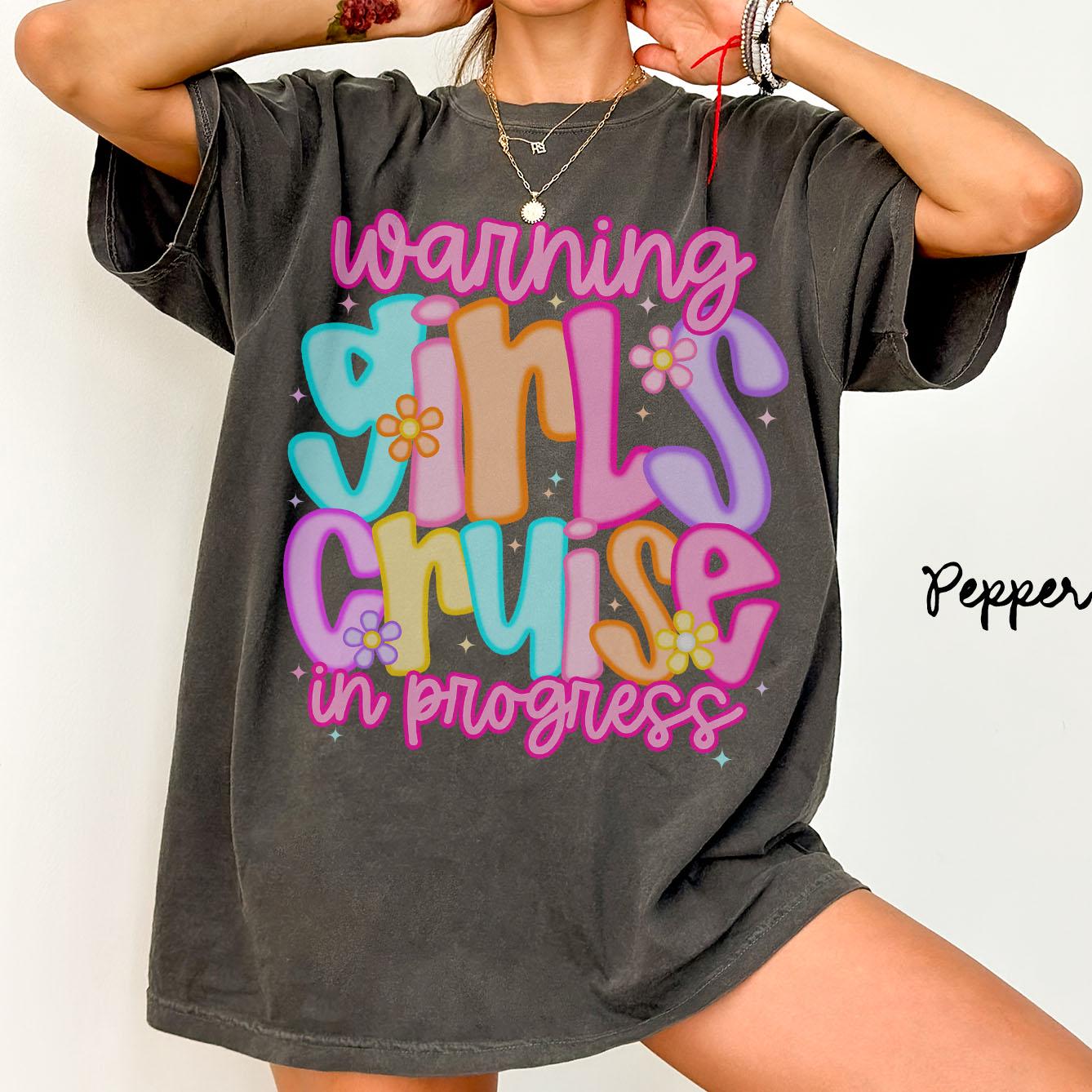 Comfort Colors Girls Cruise Shirts Girls Trip Shirts Girls Weekend Friends Matching TShirts Besties Vacation Gifts Cruising Group Tees Graphic Tee – Soft Feel · High-Quality Print