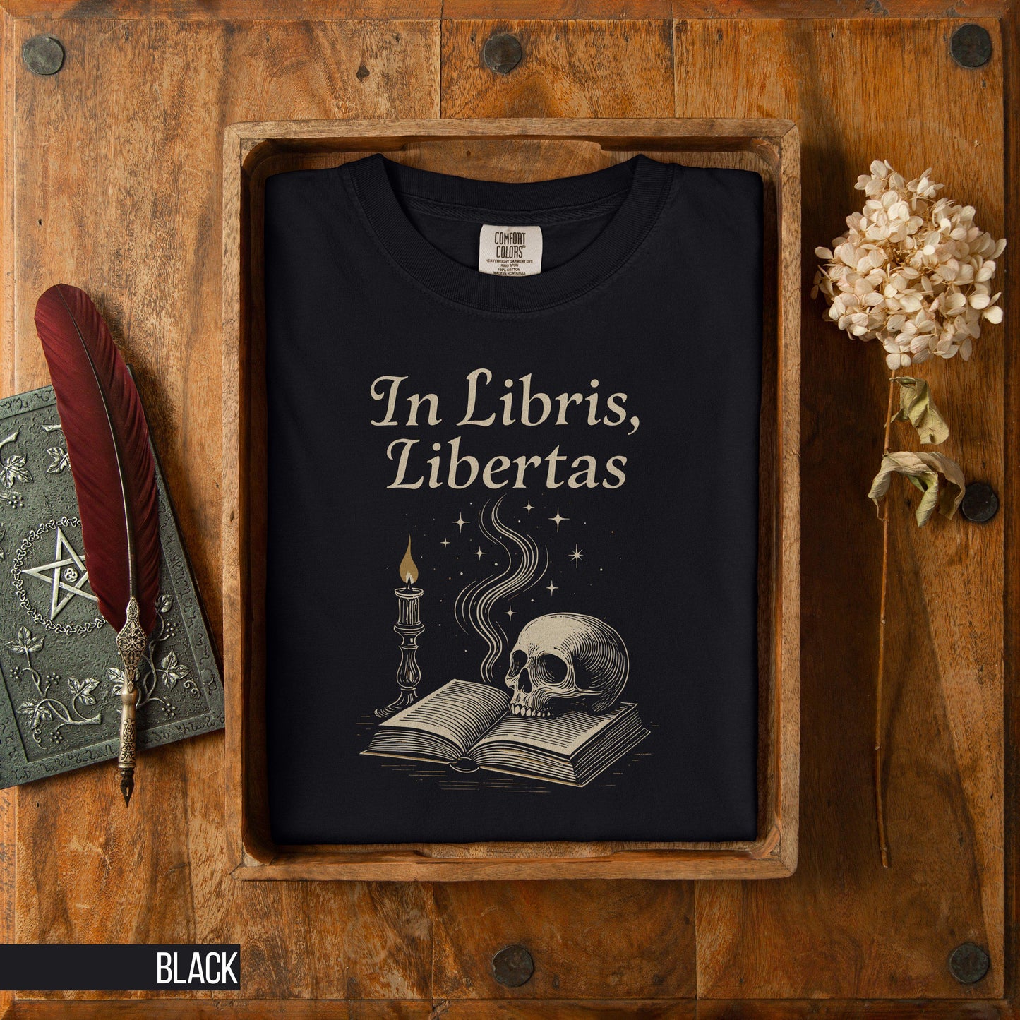 Dark Academia Book Lover Shirt Gothic Clothes Dark Vintage Art Whimsigoth Top Dark Librarian Gift Vintage Oversized Shirt Dark Romance Graphic Tee – Bold Style · High-Quality Print