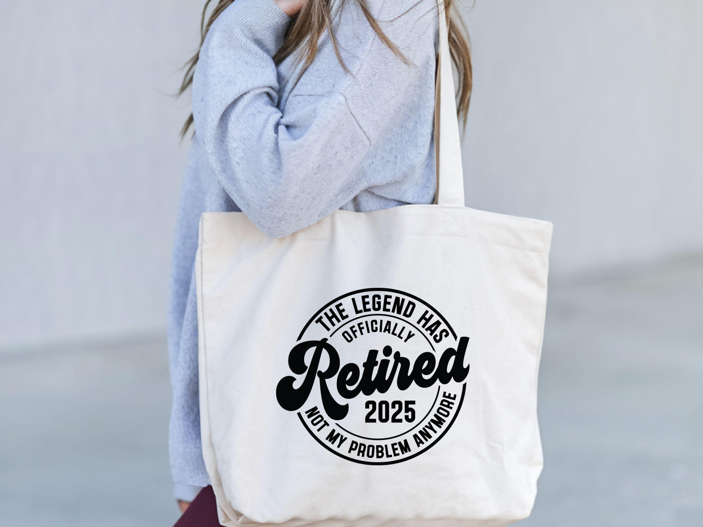 Officially Retired Tote Bag New Retired2025 Retired Gift Retired Bag for Women Gifts for Mom Teacher Retired Bag Nurse Retirement Bag Tote Bag – Premium Graphic · Trending Graphic Apparel