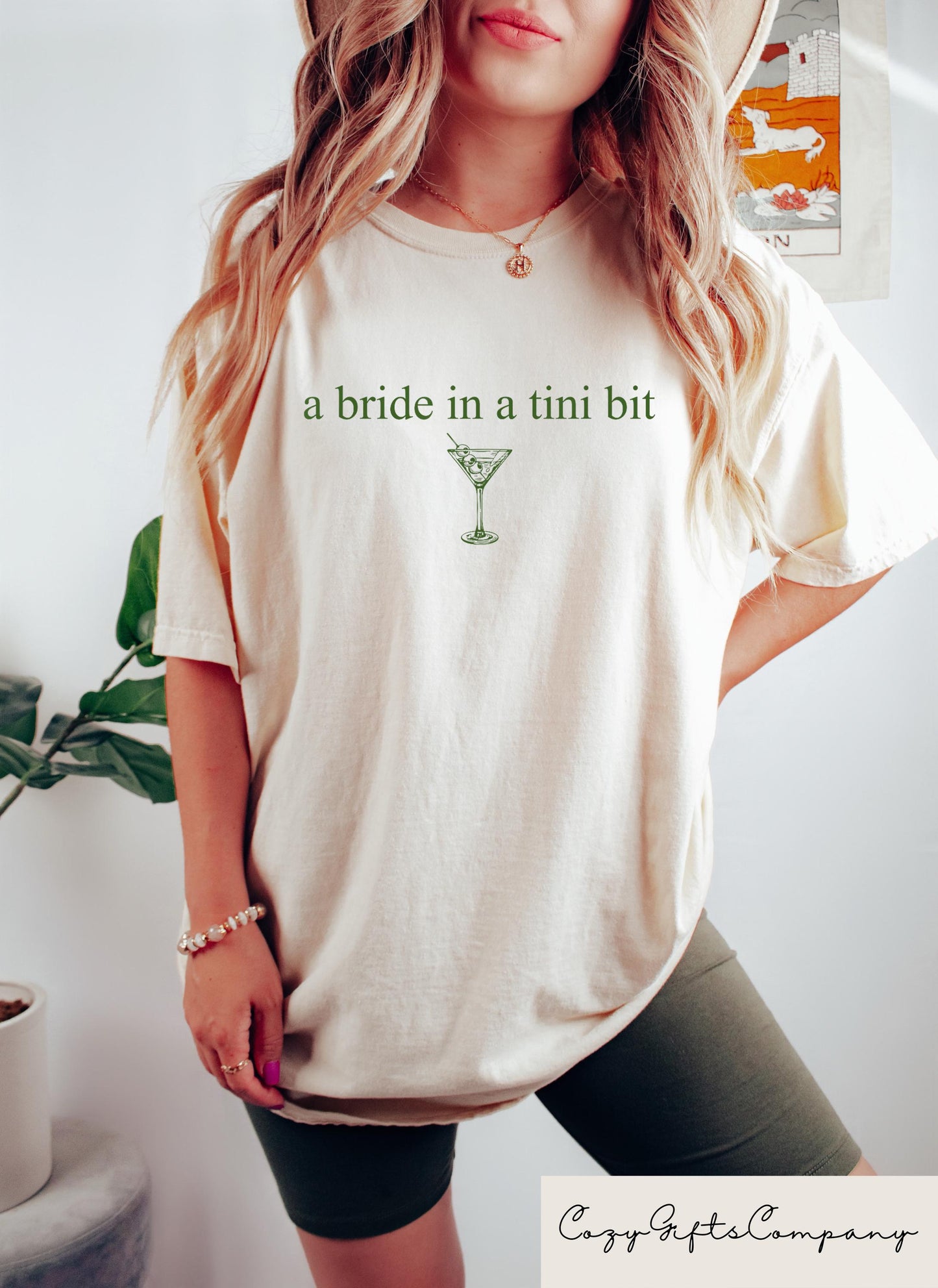Retro Comfort Bachelorette Shirt A Bride In A Tini Bit T shirt Martini Bachelorette Party Gift Bridal Team Outfit Funny Bridesmaid Tee Graphic Tee – Cozy Vibes · High-Quality Print